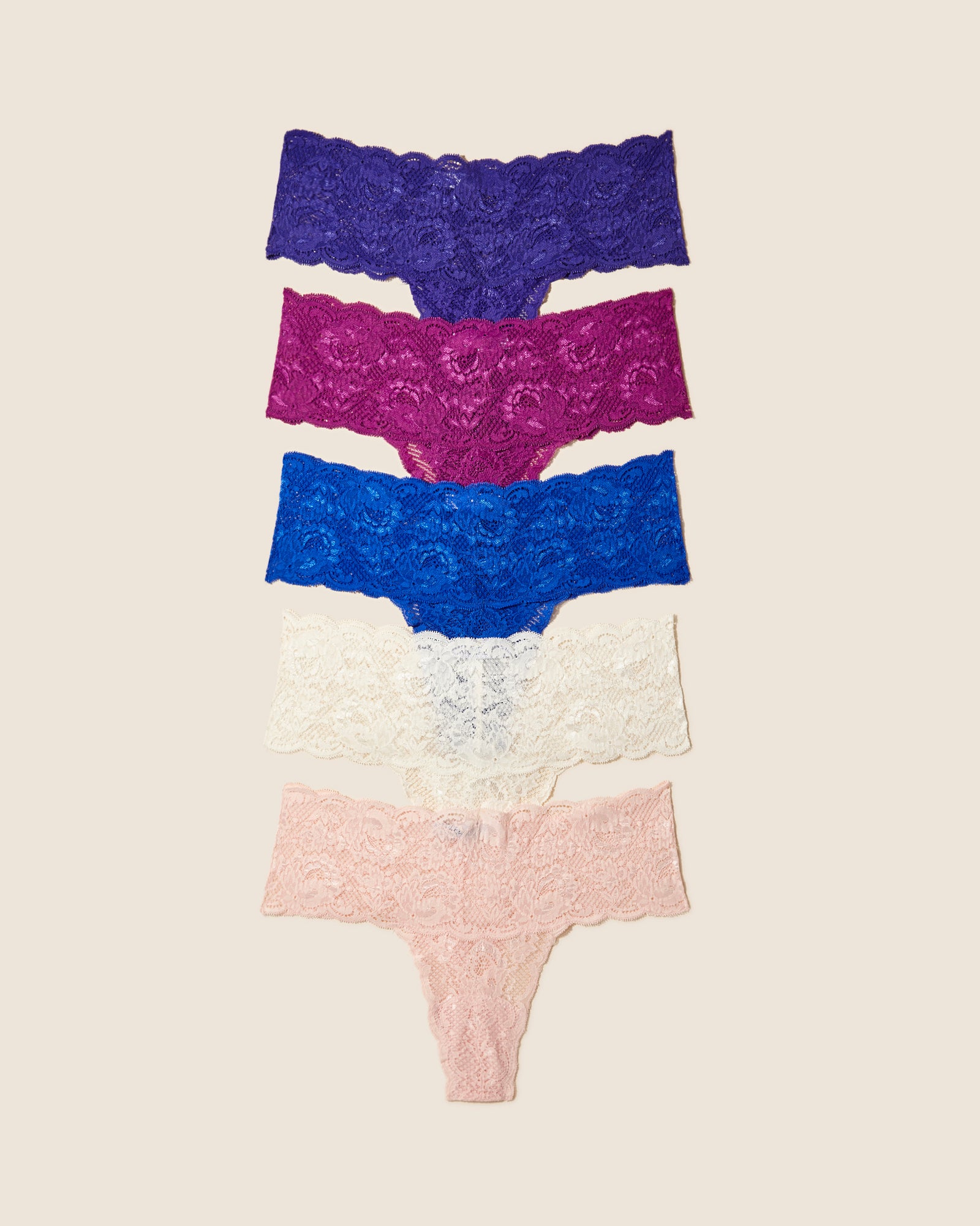 Multi Tangas - Never Say Never Pack De 5 Tangas Comfie