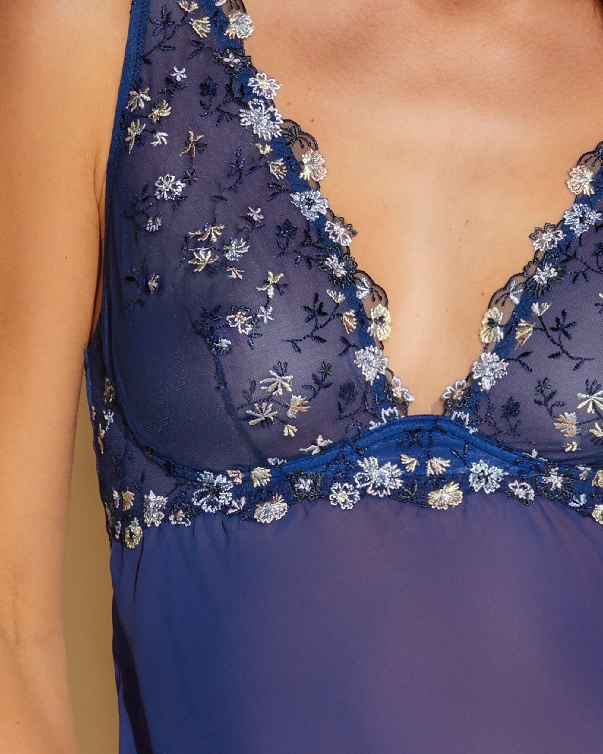 Blue Chemise - Selita Soft Cup Chemise