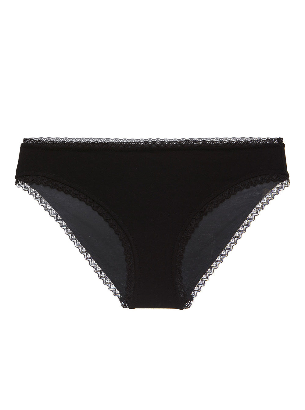 Nero Slip Sgambati, Soft Cotton Bikini