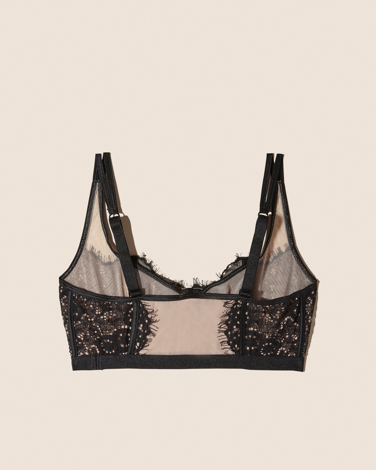 Black Bralette - Sicilia Pull On Bralette