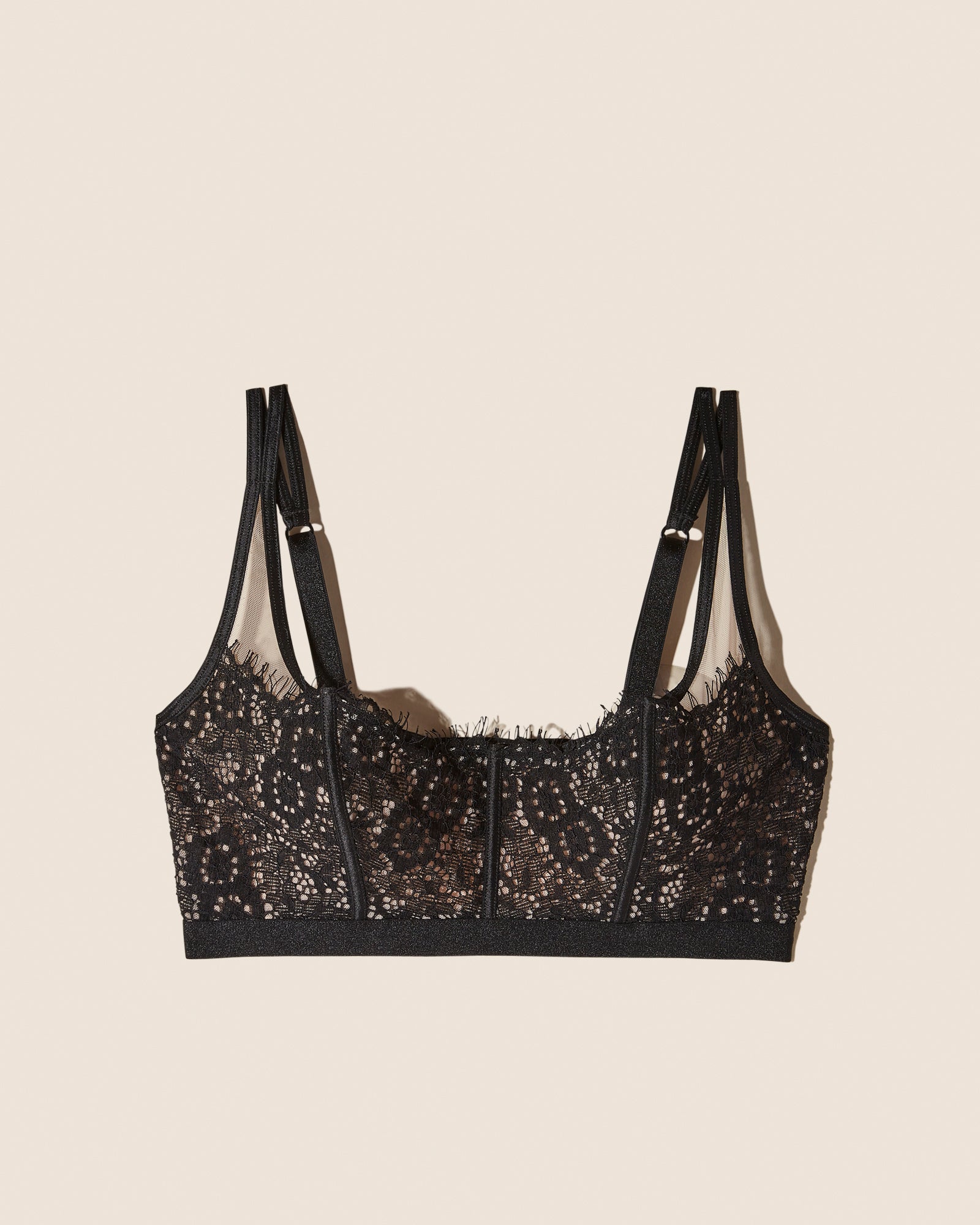 Nero Bralette - Sicilia Bralette Senza Gancetti
