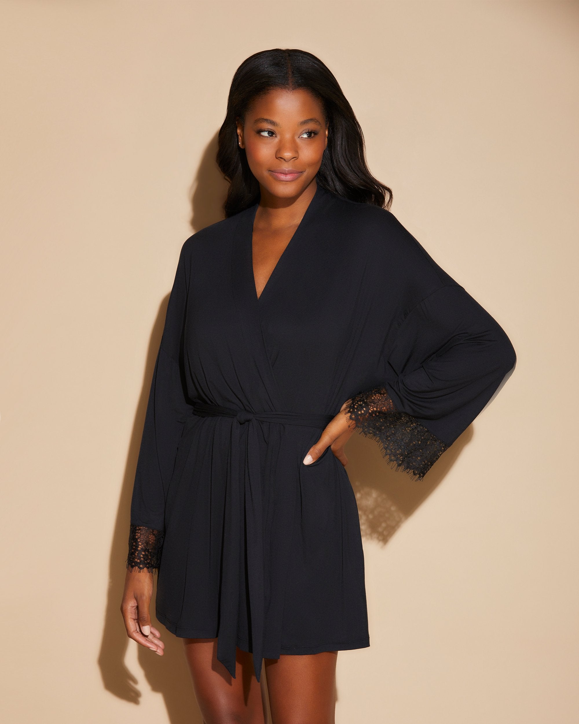 Black Robe - Sicilia Short Robe