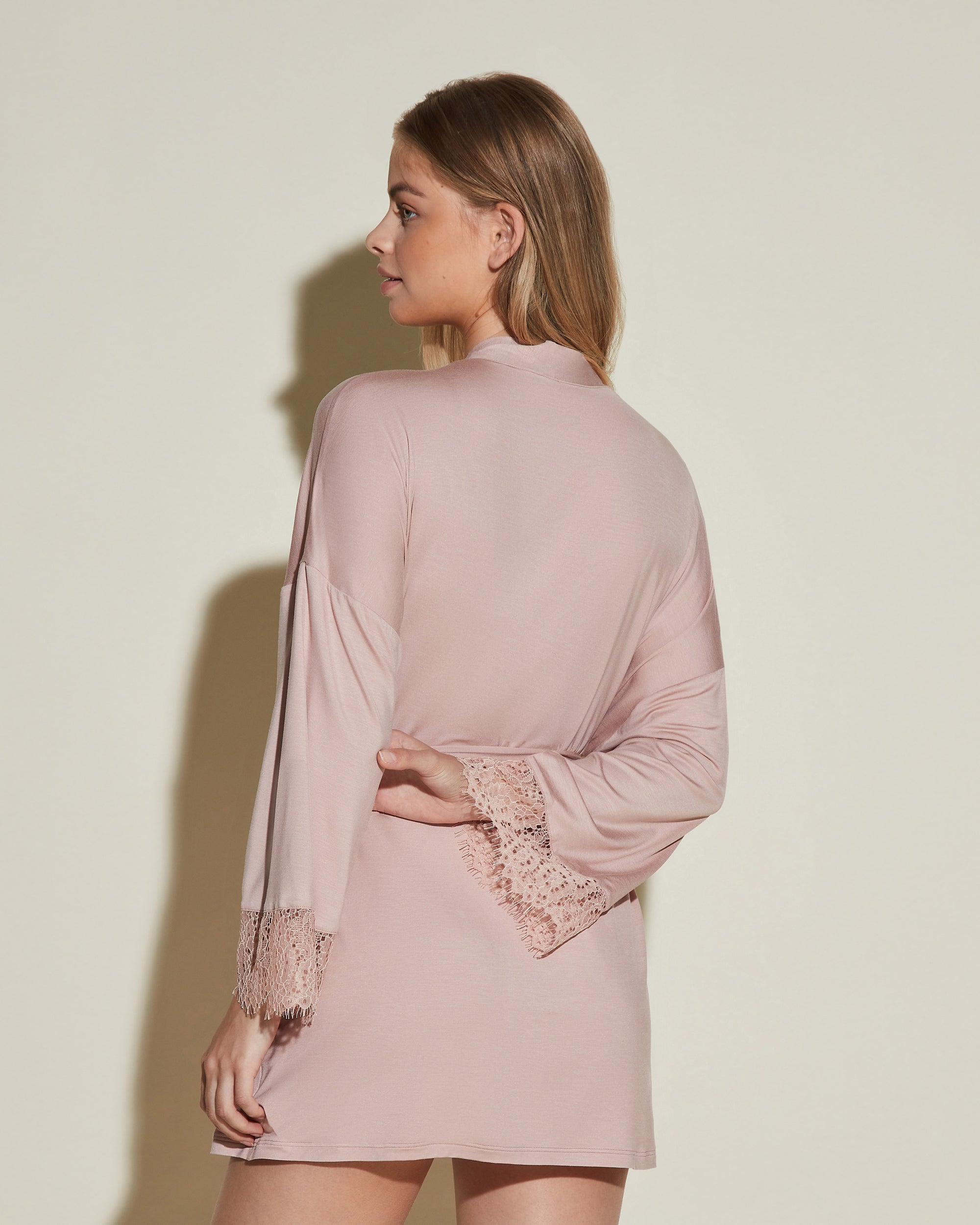 Rose Robe De Chambre - Sicilia Short Robe De Chambre