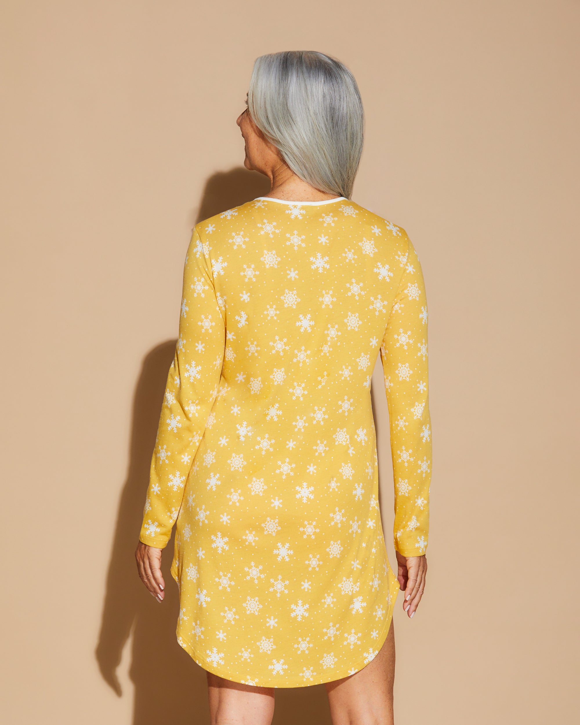 Gedruckt Top - Ski Trip Langarm-Sleepshirt