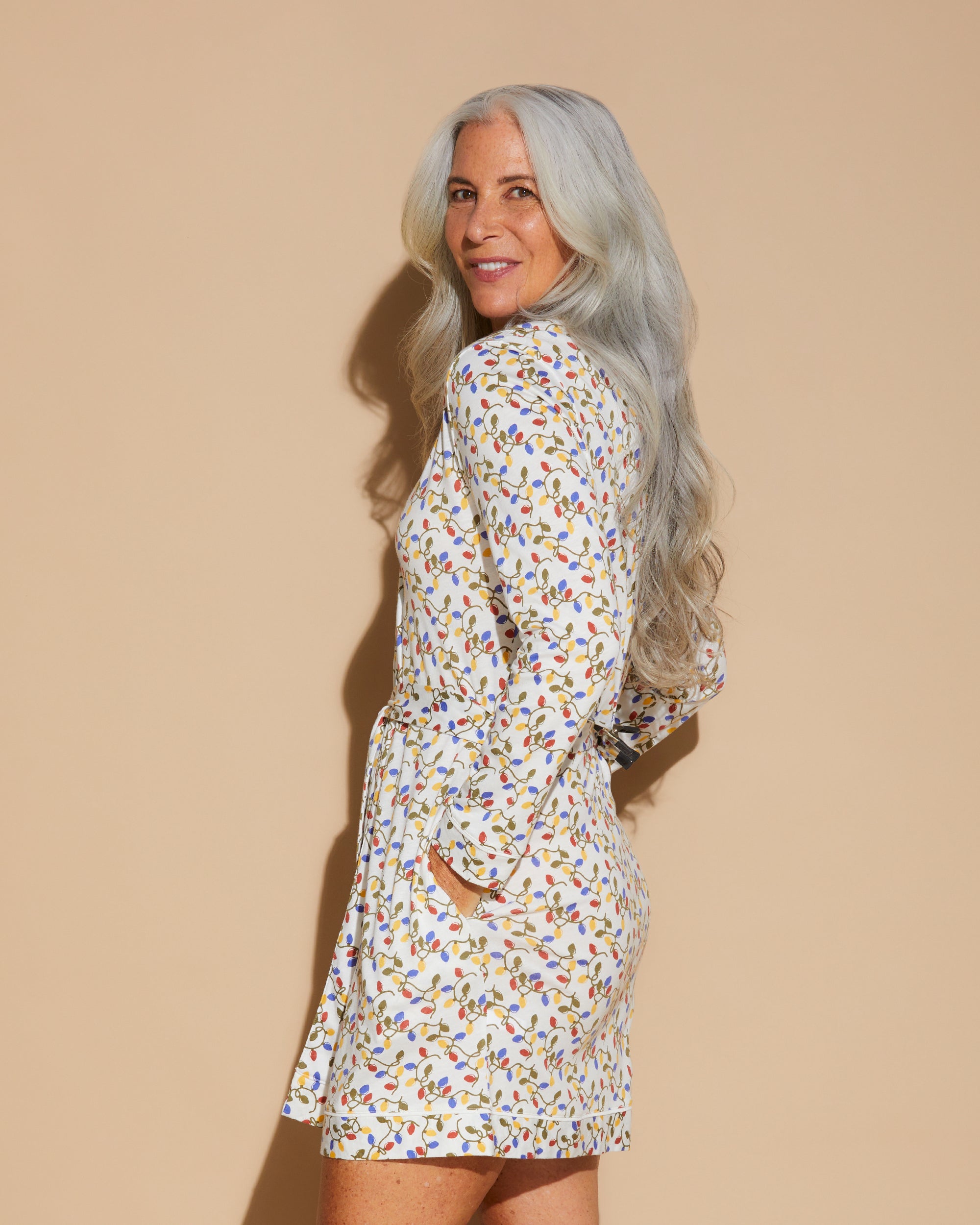 Imprimé Robe De Chambre - Ski Trip Robe