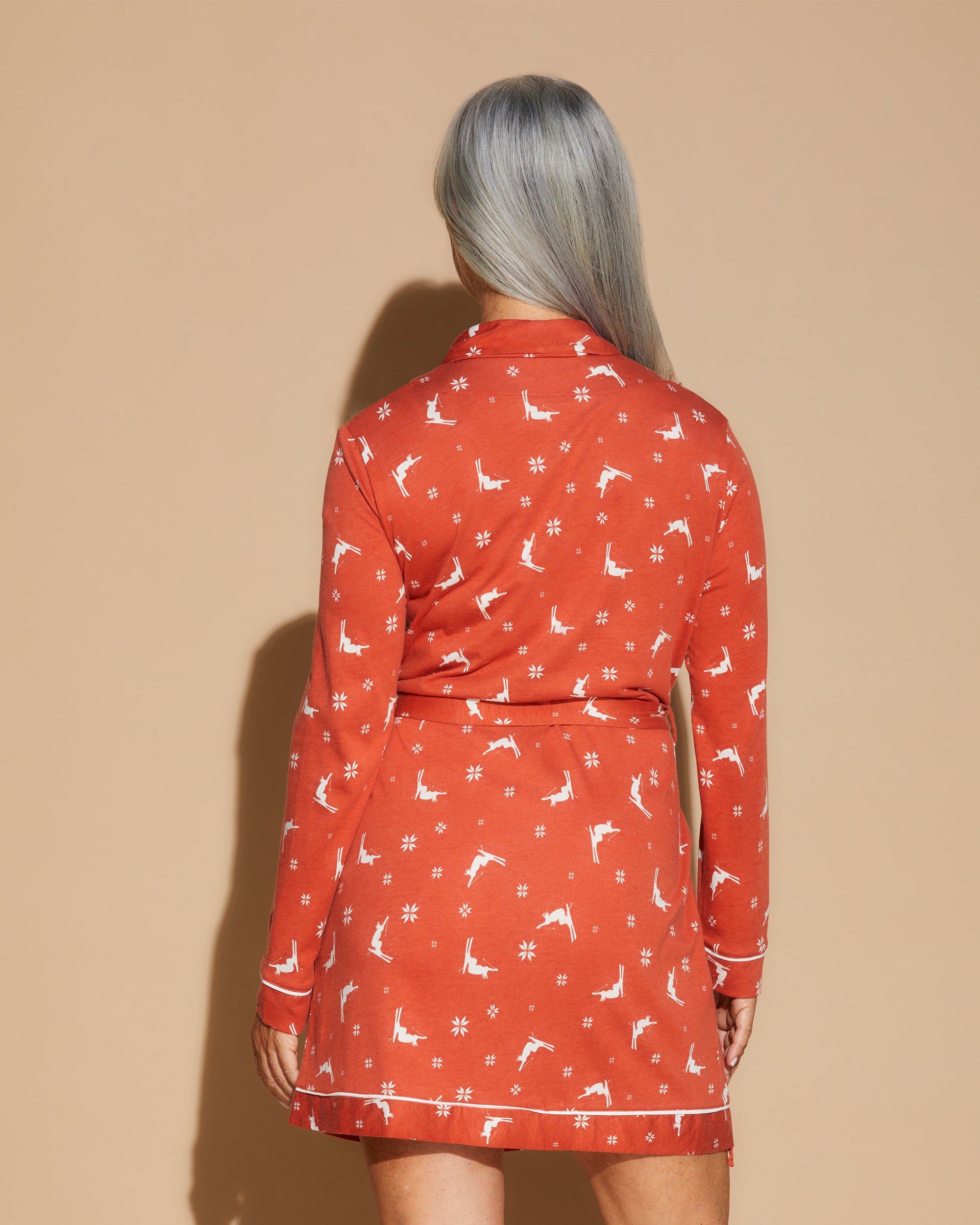 Imprimé Robe De Chambre - Ski Trip Robe