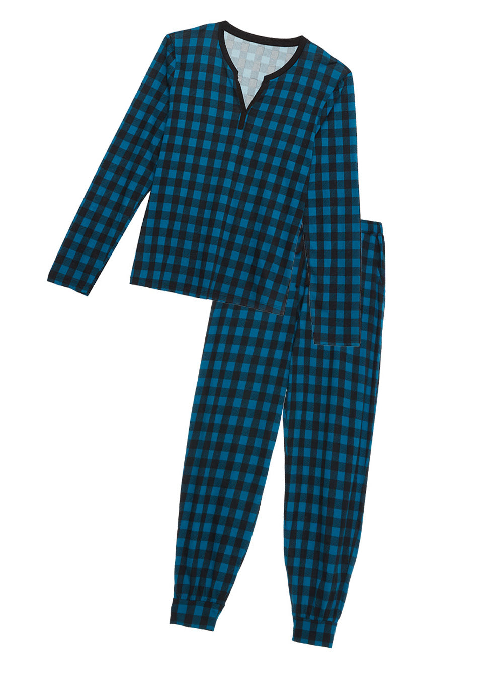 Blu Set, Ski Trip Pantaloni E Top A Maniche Lunghe