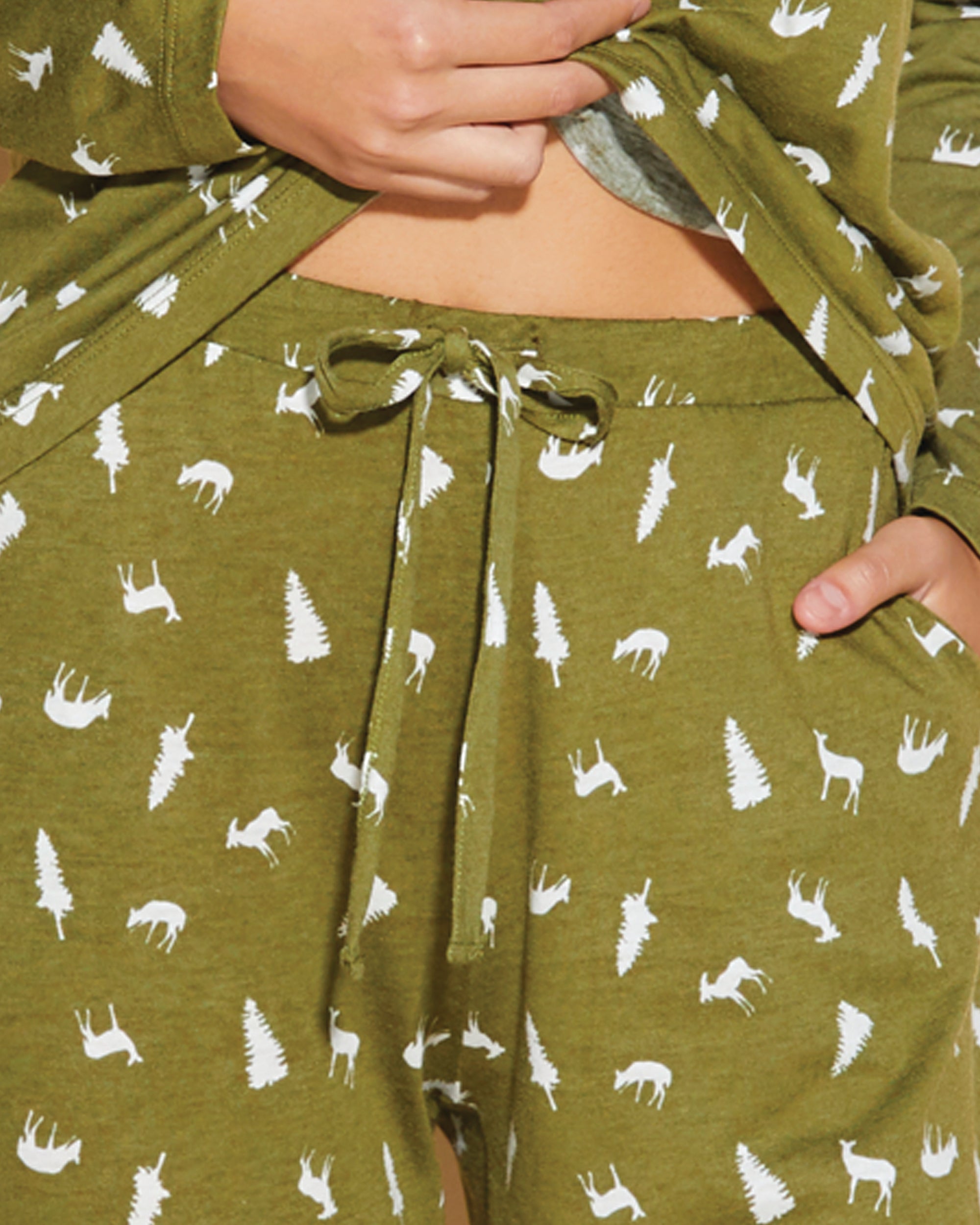 Imprimé Ensemble - Ski Trip Long Sleeve Top And Jogger Set