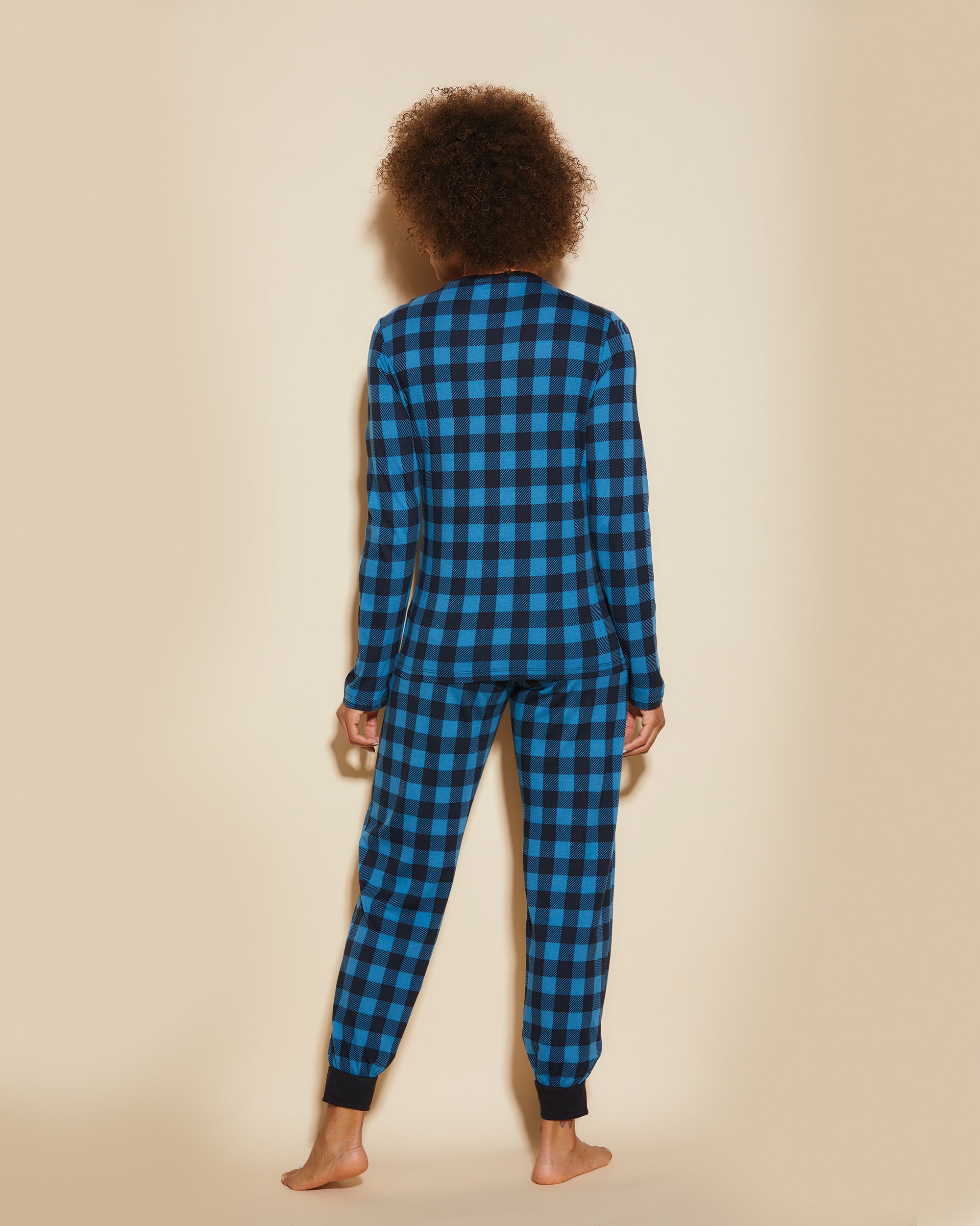 Print Set - Ski Trip Long Sleeve Top And Jogger Set