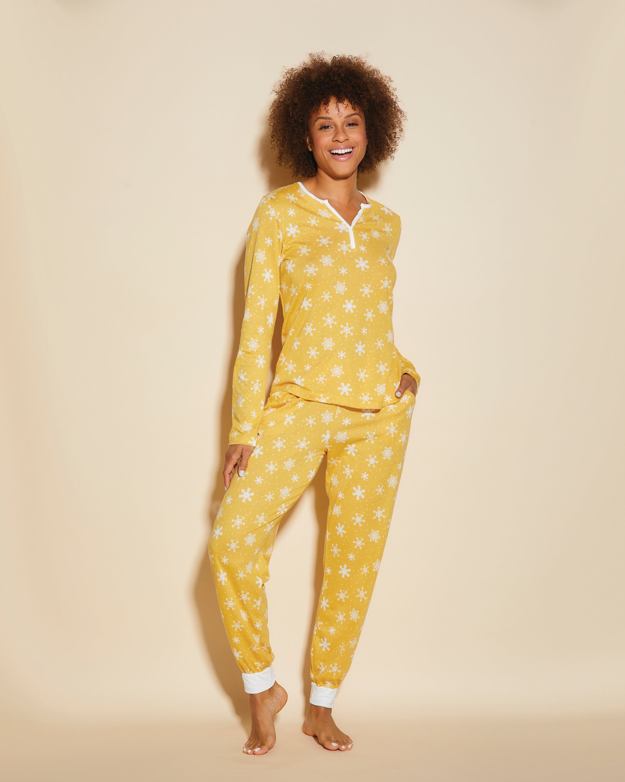 Imprimé Ensemble - Ski Trip Long Sleeve Top And Jogger Set