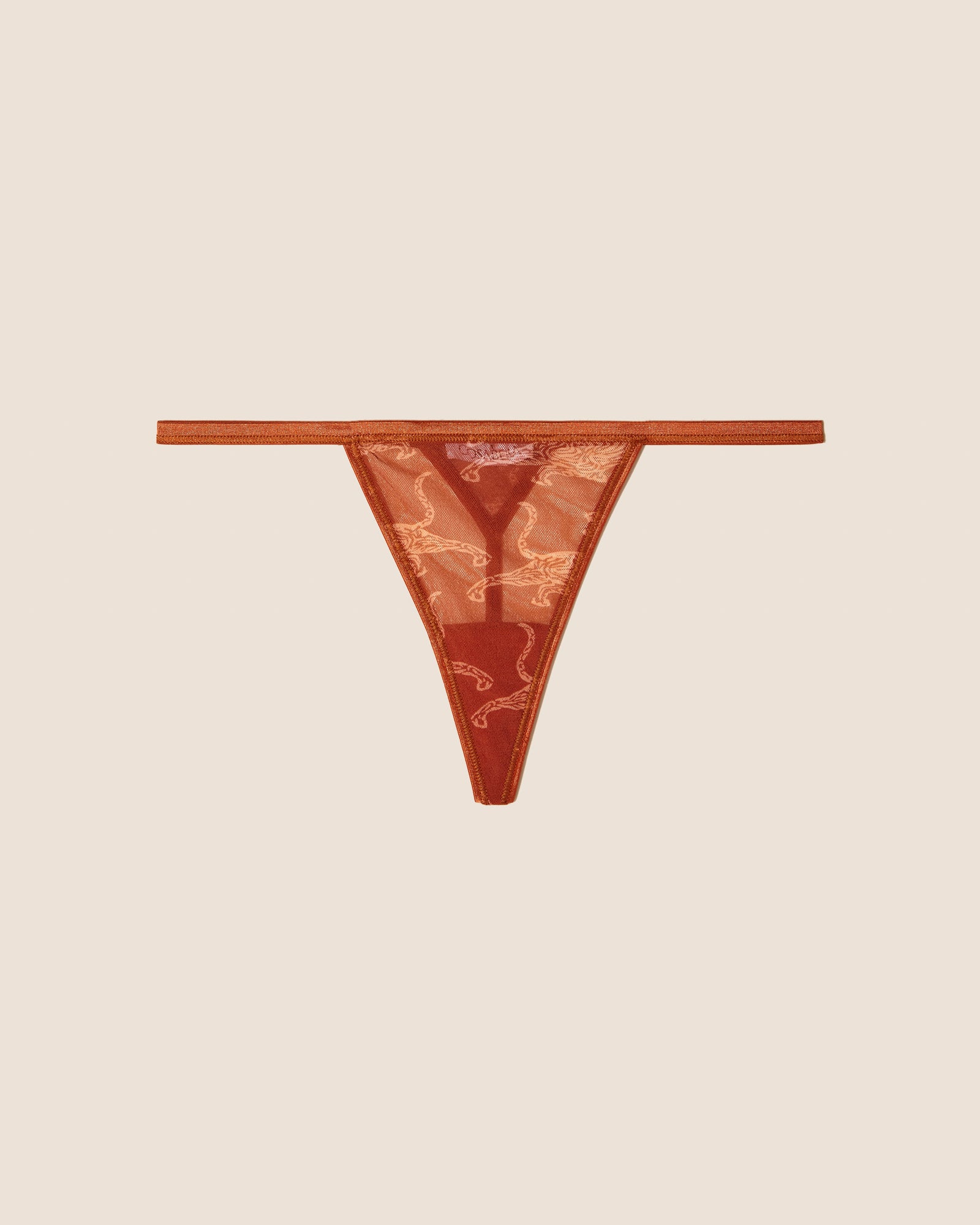 Imprimé String Ficelle - Soire Confidence Printed String Ficelle