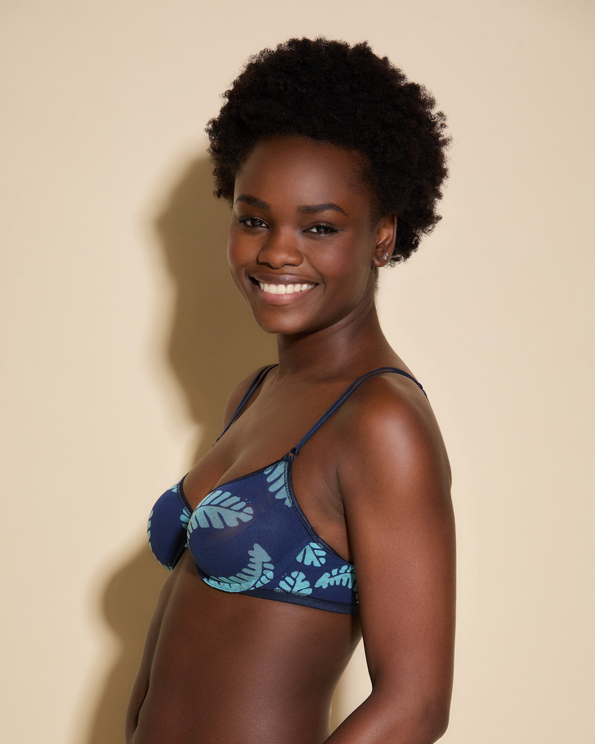 Print Bra - Soire Confidence Printed Molded Underwire Bra