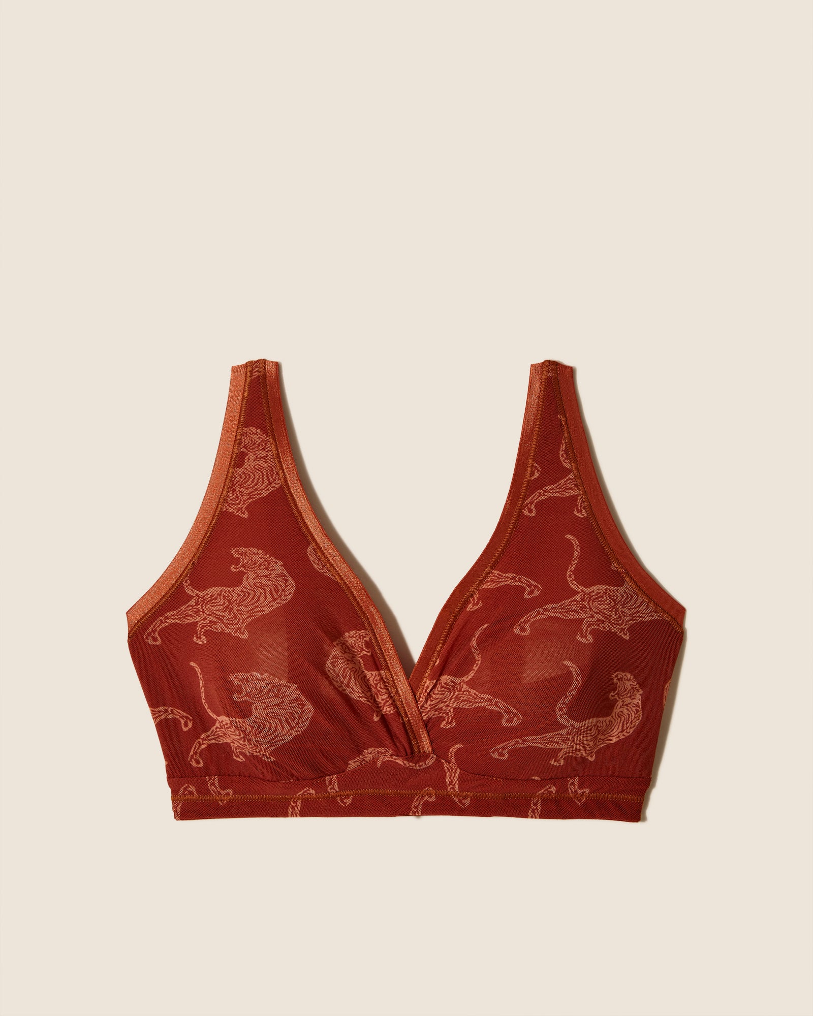 Print Bralette - Soire Confidence Printed Curvy Bralette