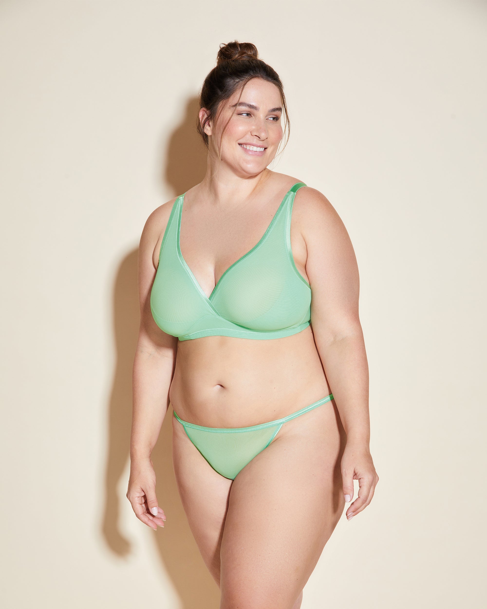Verte String Ficelle - Soire Confidence String Grande Taille
