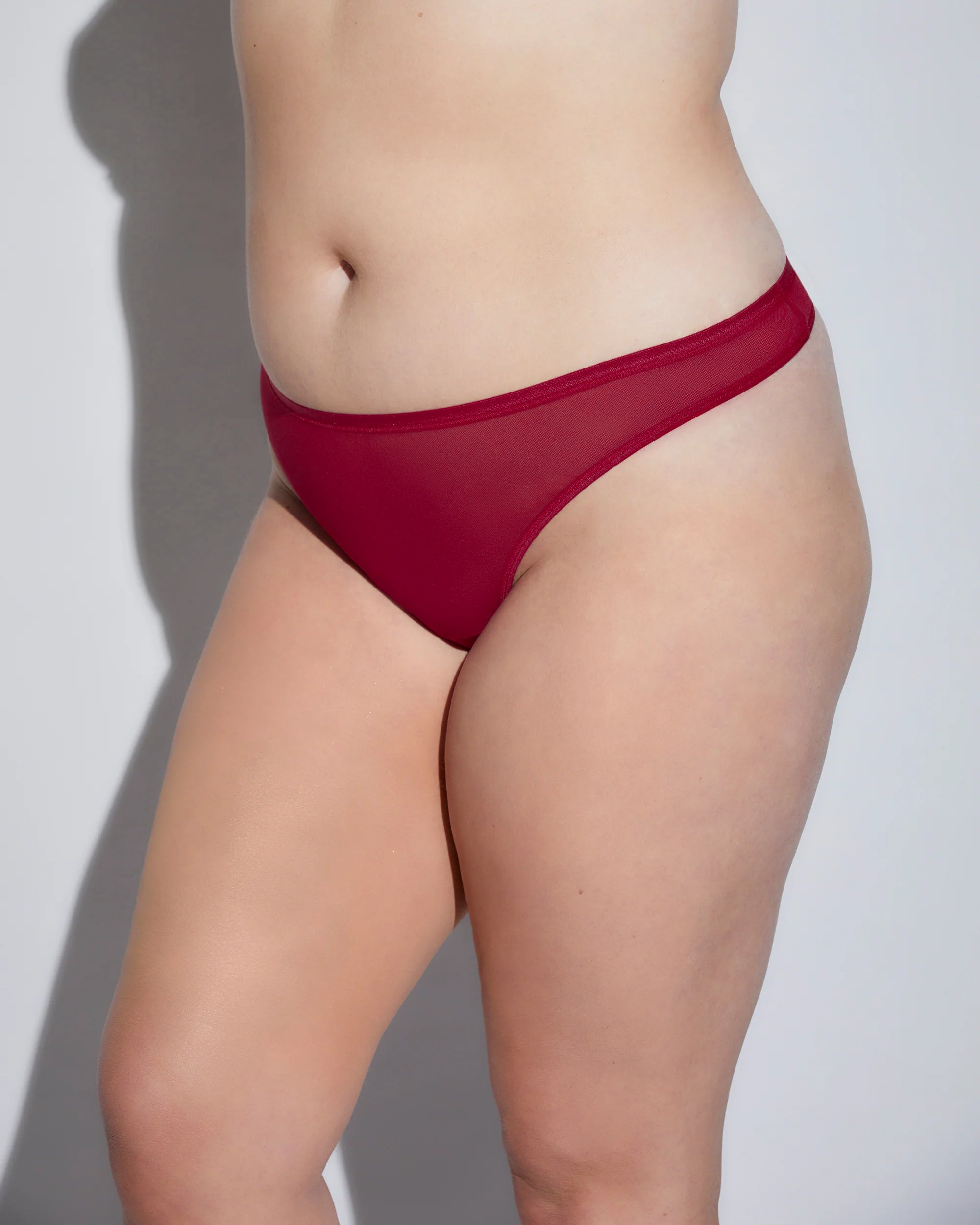 Rouge String - Soire Confidence Tanga Classique Grande Taille