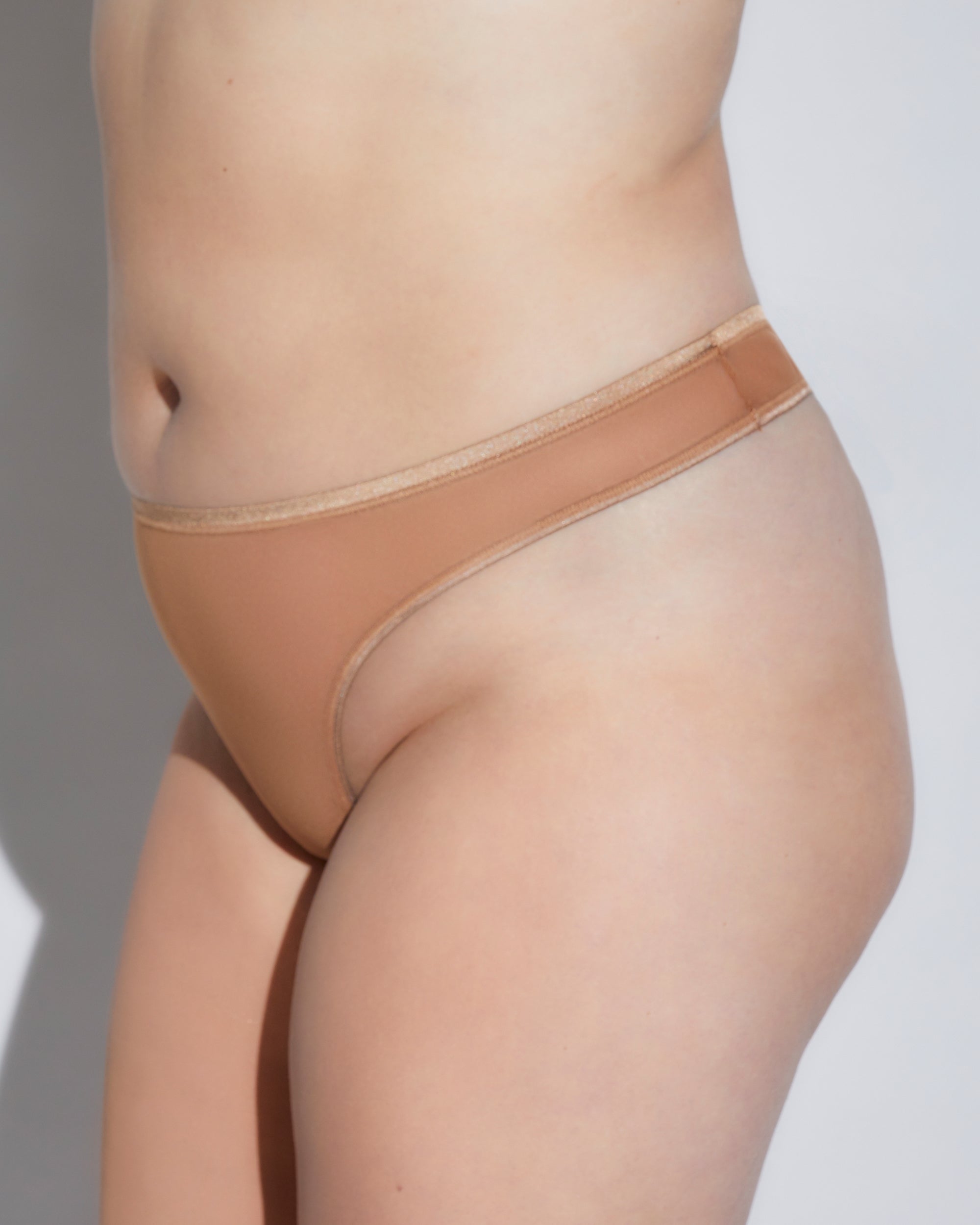Brown Thong - Soire Confidence Extended Classic Thong
