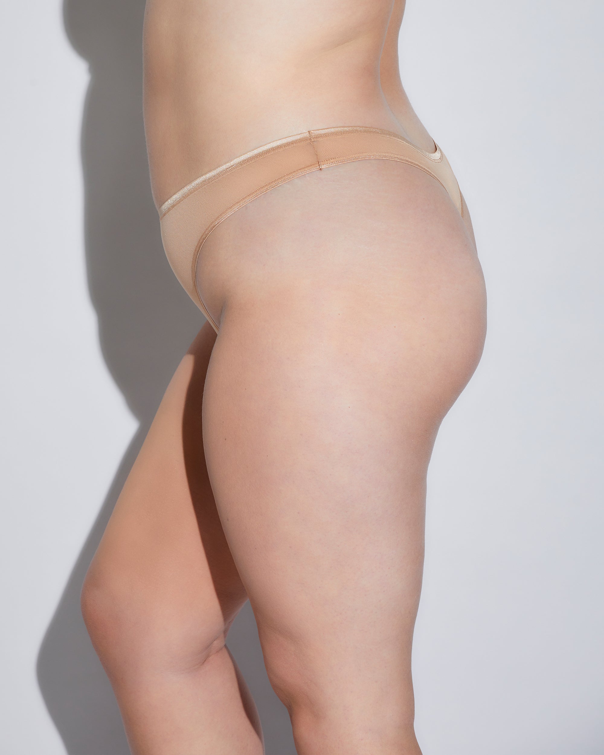 Marron String - Soire Confidence Tanga Classique Grande Taille