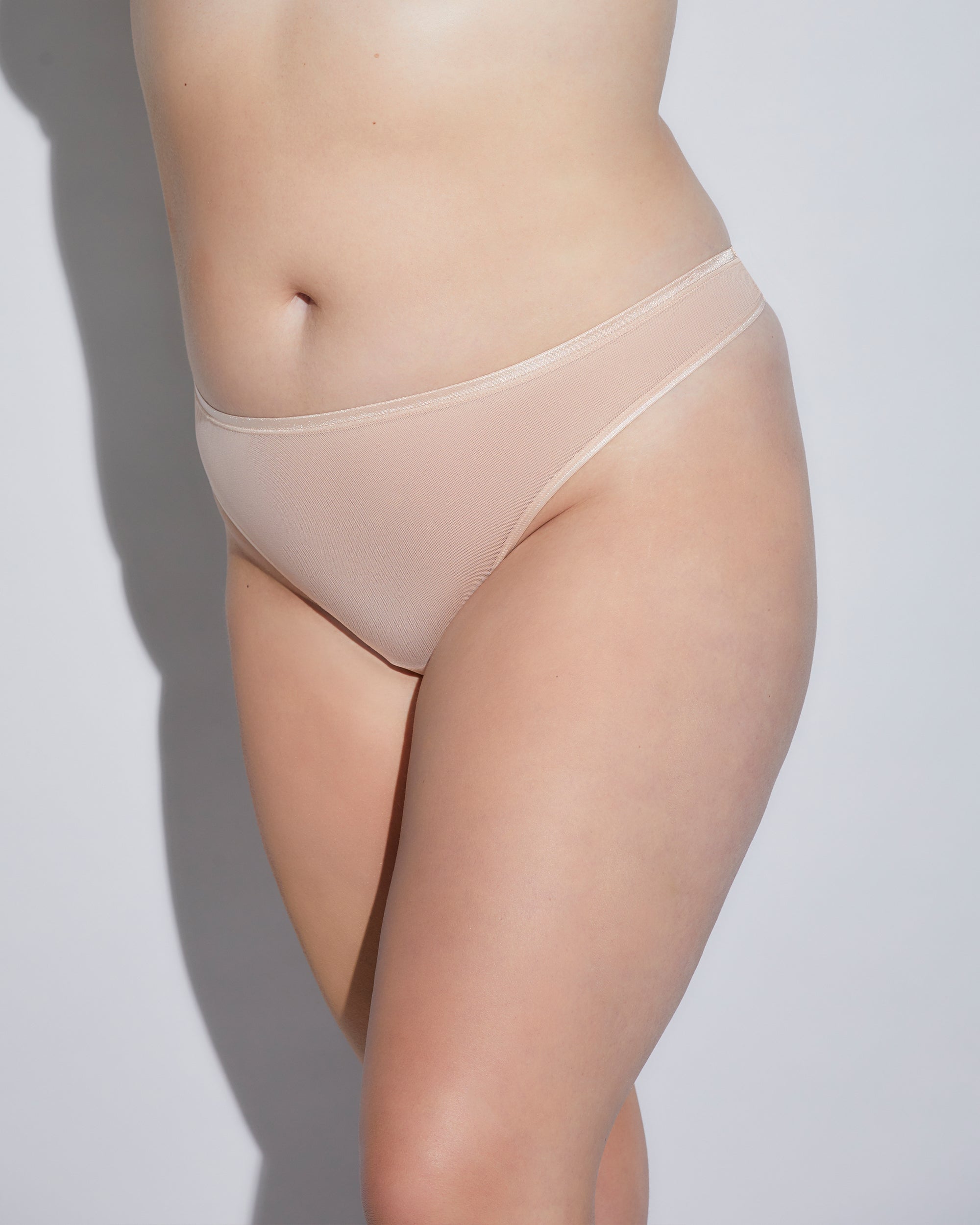 Beige Thong - Soire Confidence Extended Classic Thong