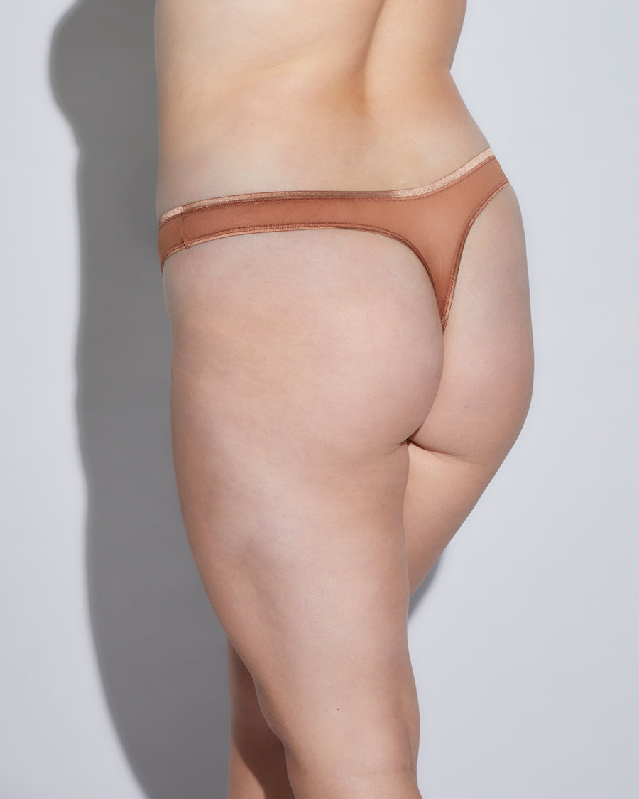 Brown Thong - Soire Confidence Extended Classic Thong
