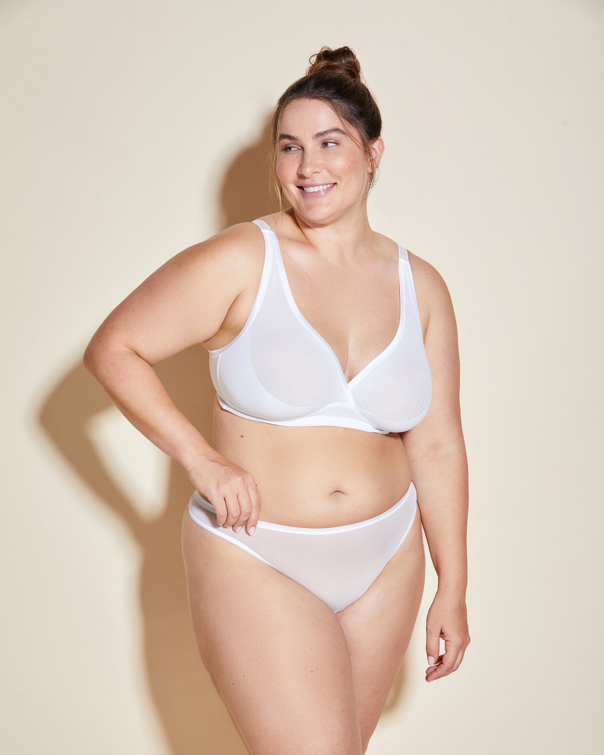 Weiß Tanga - Soire Confidence Klassischer Tanga In Übergröße