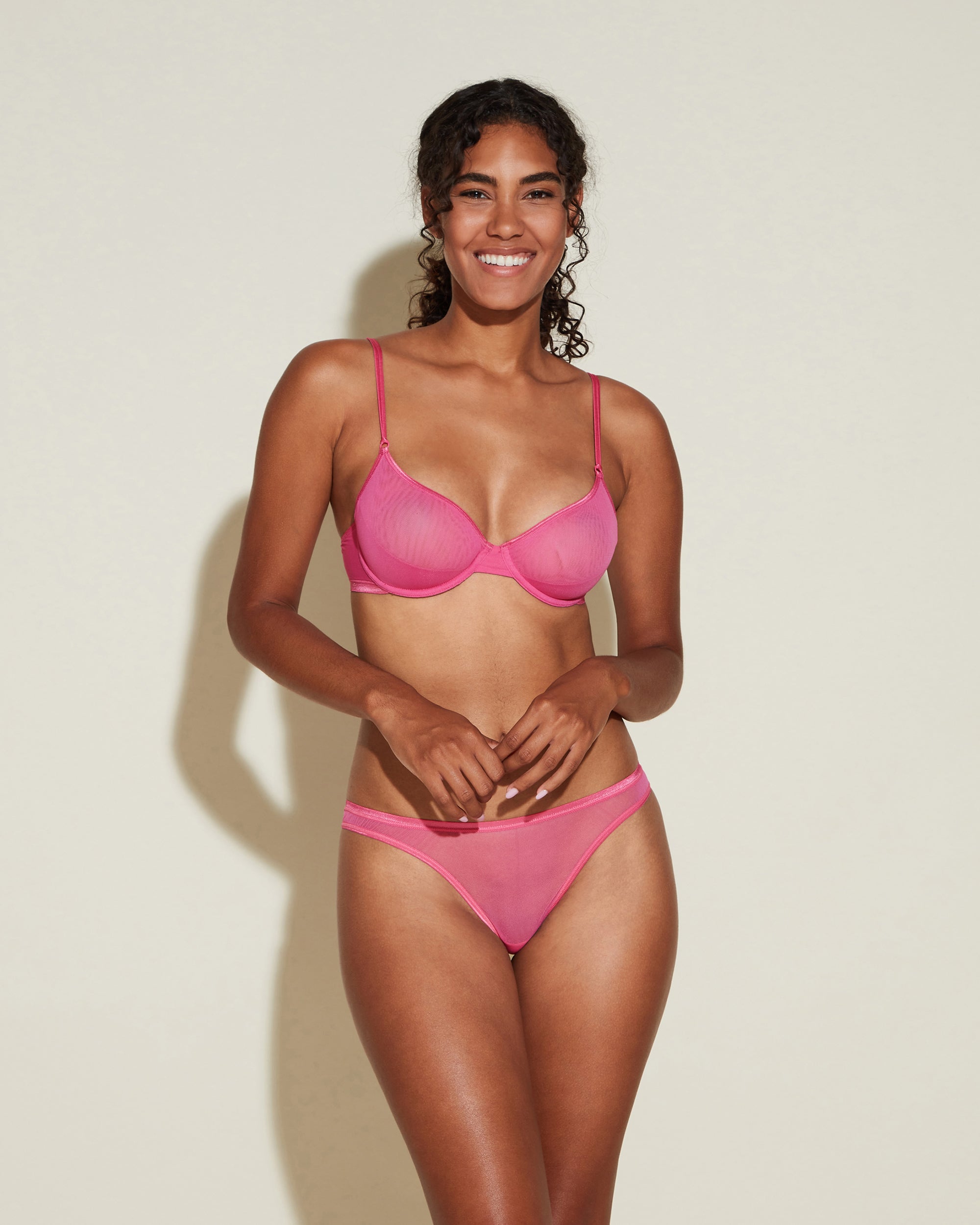 Rosa Tanga - Soire Confidence Klassischer Tanga