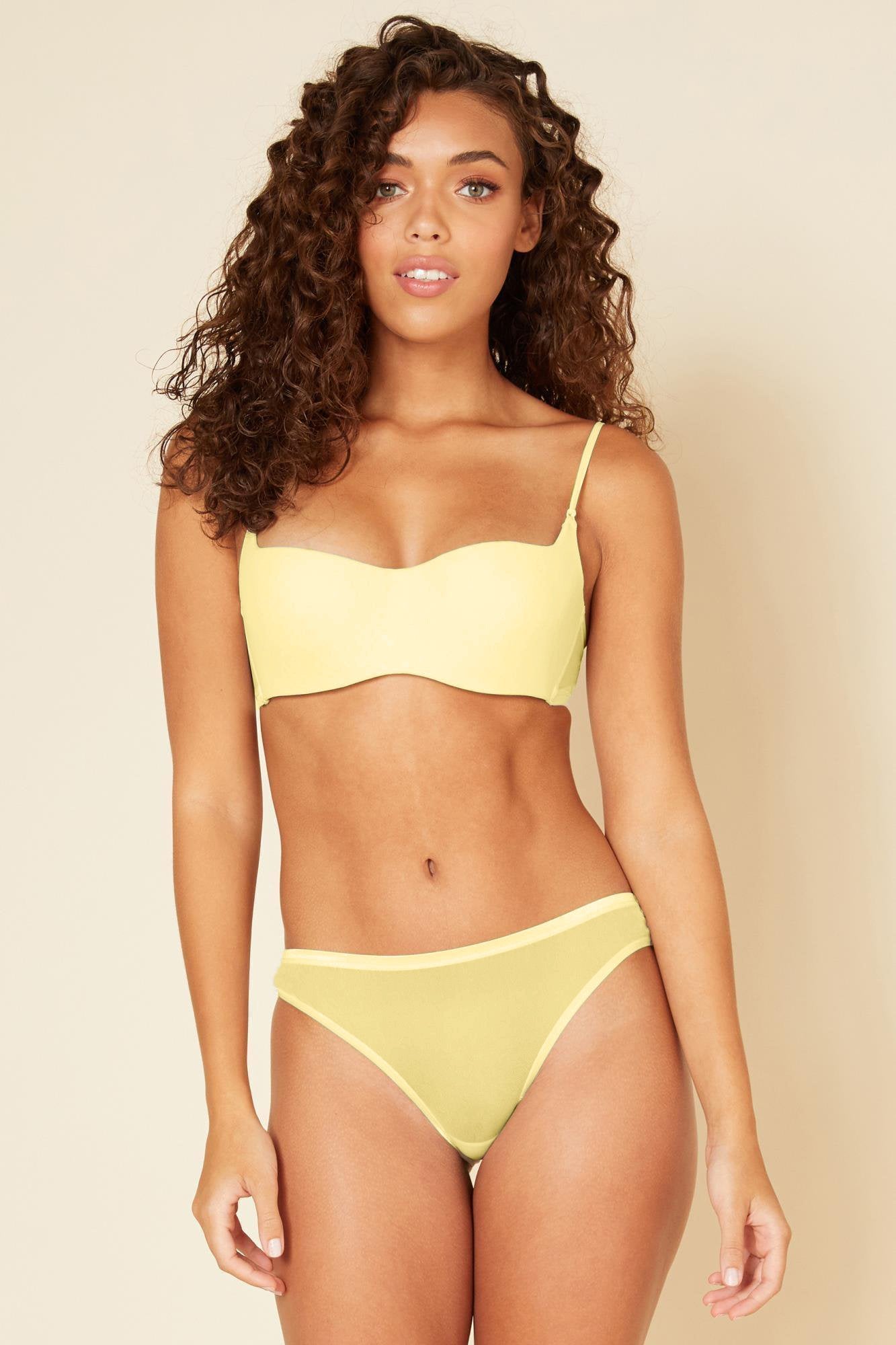 Giallo Italian Cut Bikini - Soire Confidence Minikini Brasiliano