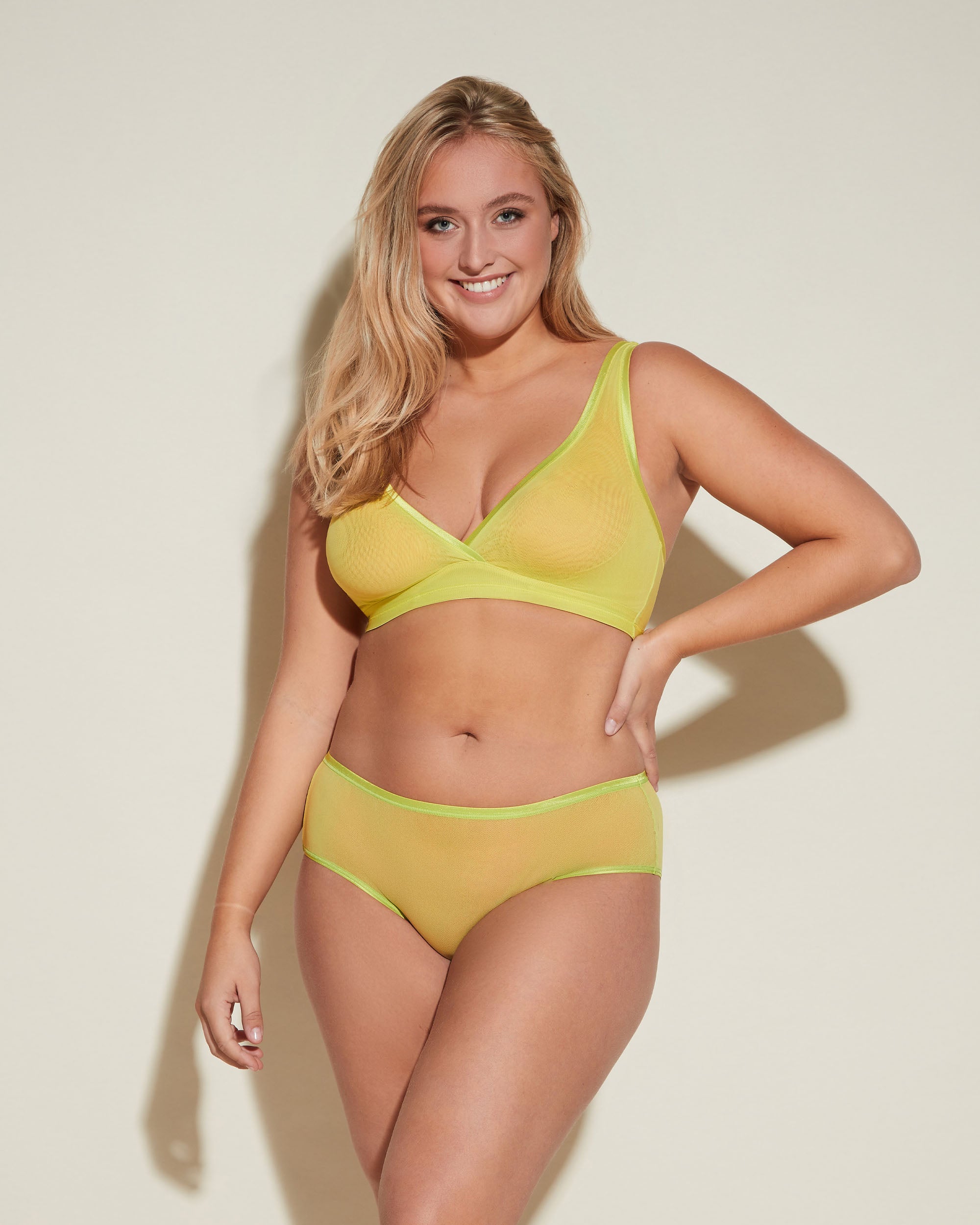 Verte Culotte Taille Basse - Soire Confidence Shorty Taille Basse - Grande Taille