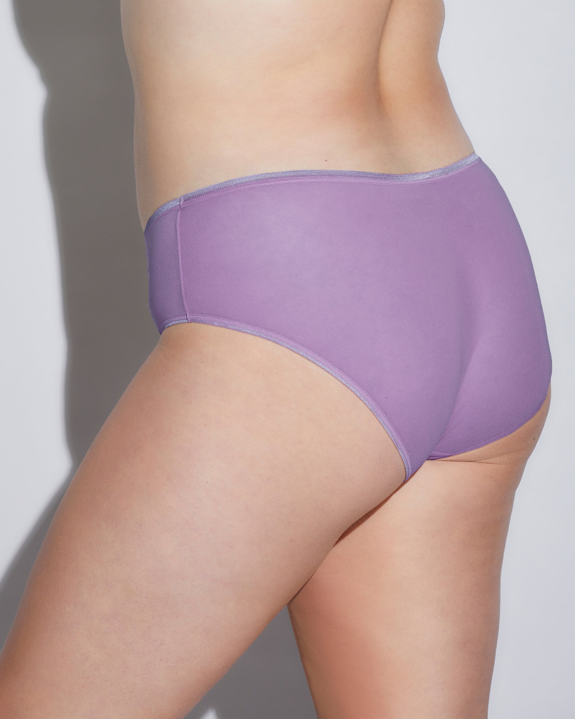 Púrpura Culottes - Soire Confidence Grandes Tailles - Culote De Tiro Bajo