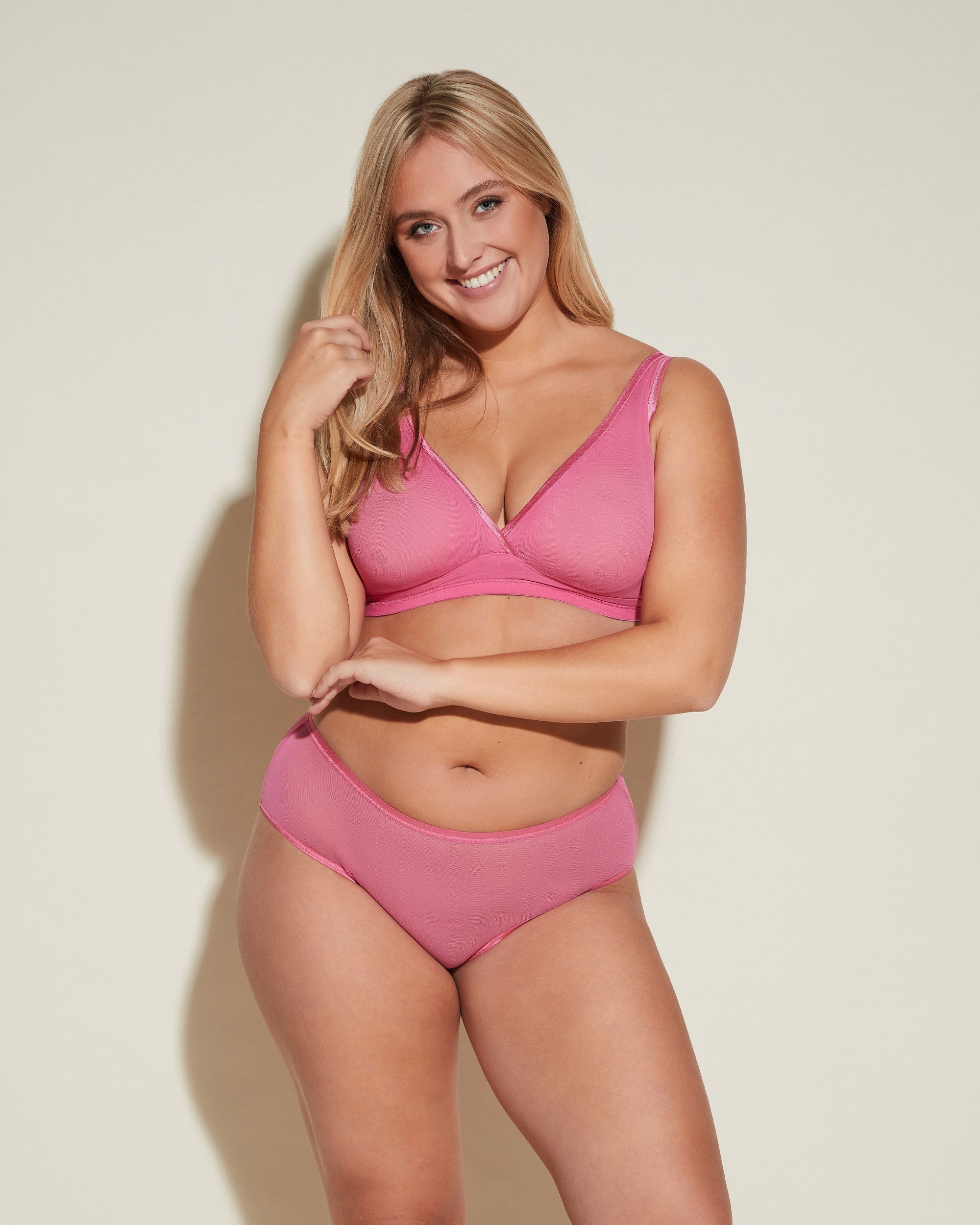 Rosa Culotte - Soire Confidence Boxer A Vita Bassa Extended