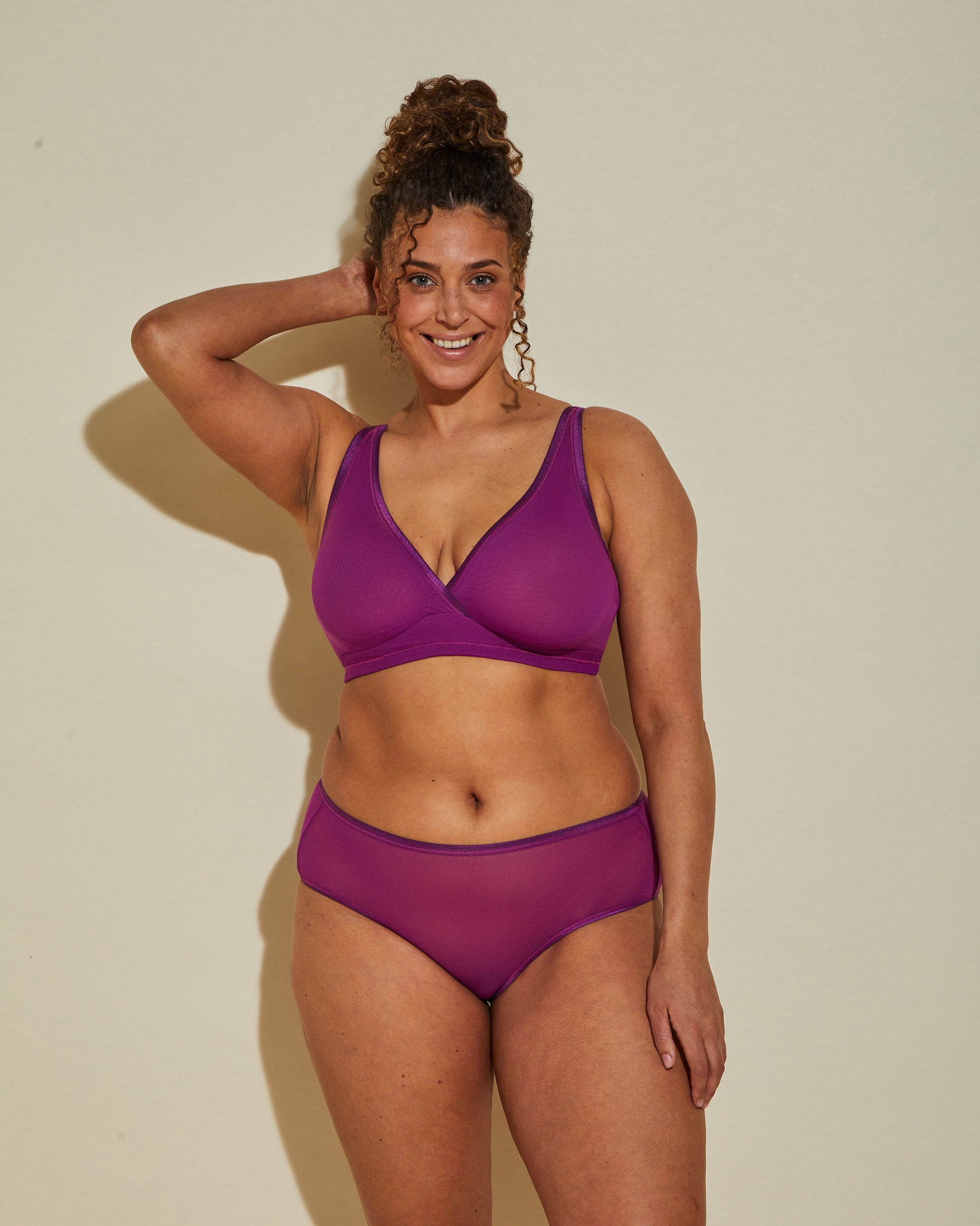 Purple Boyleg - Soire Confidence Extended Boyshort