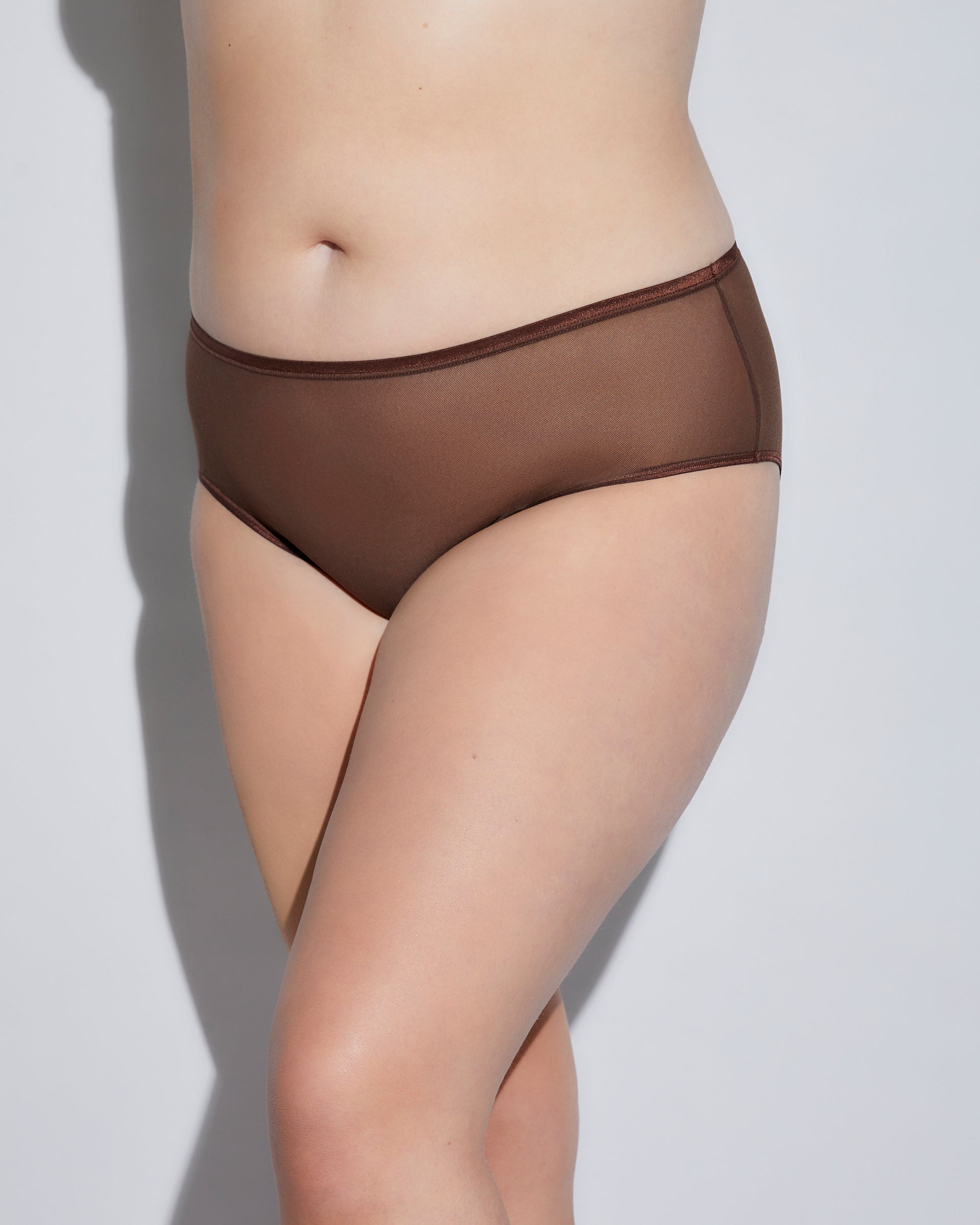 Braun Panty - Soire Confidence Übergröße Tief Sitzender Panty