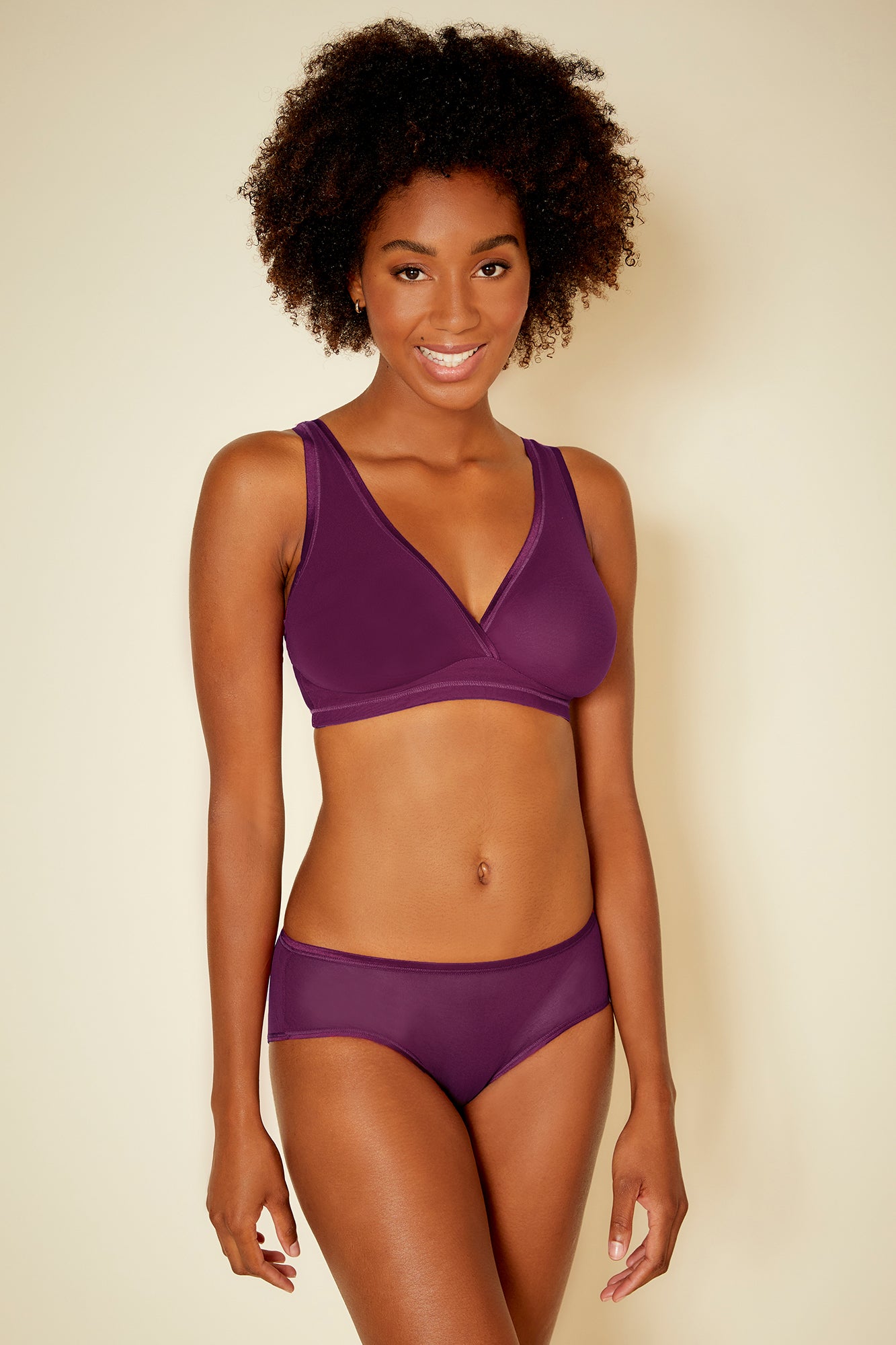 Purple Boyleg - Soire Confidence Boyshort