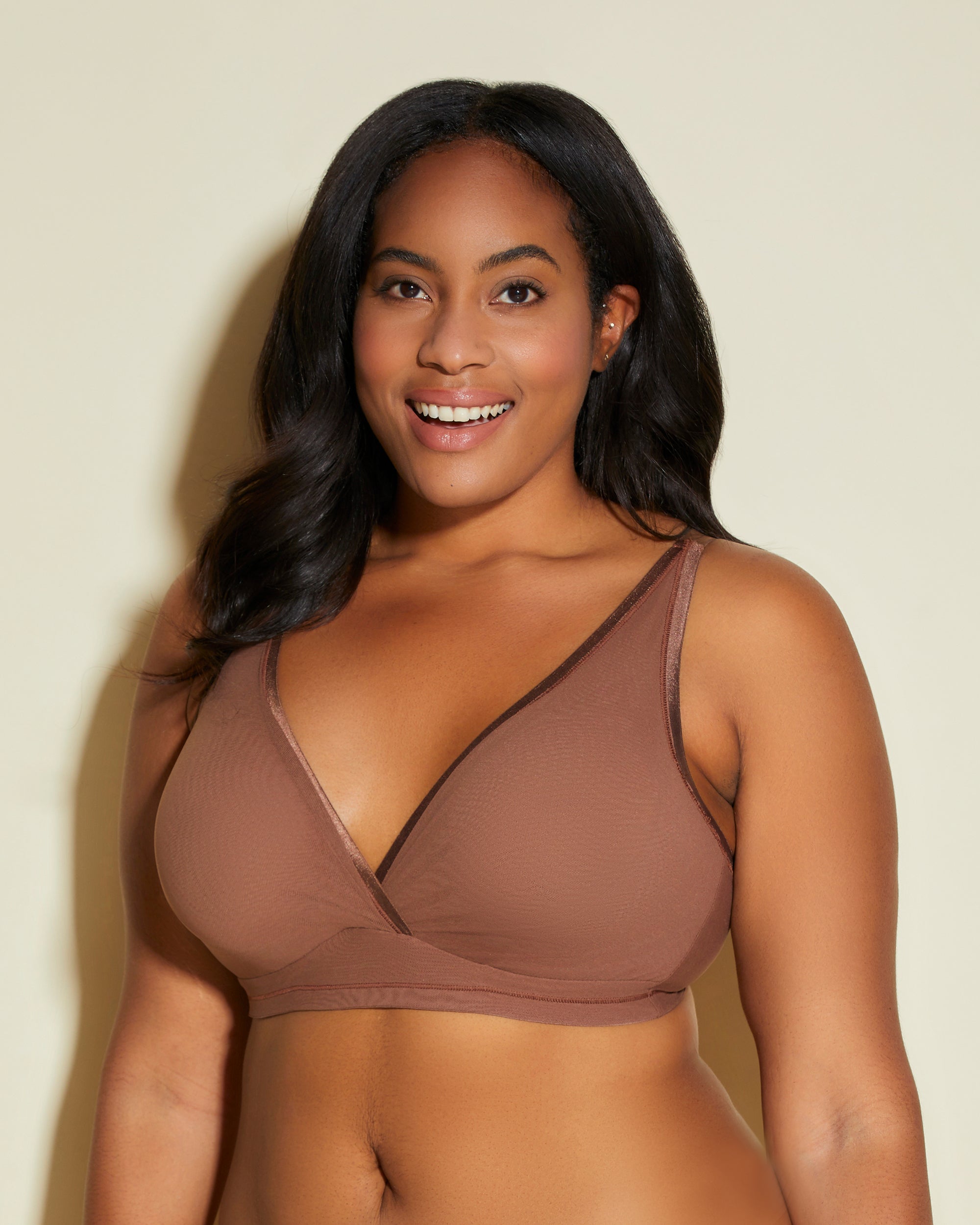 Marrone Bralette - Soire Confidence Bralette Taglie Comode