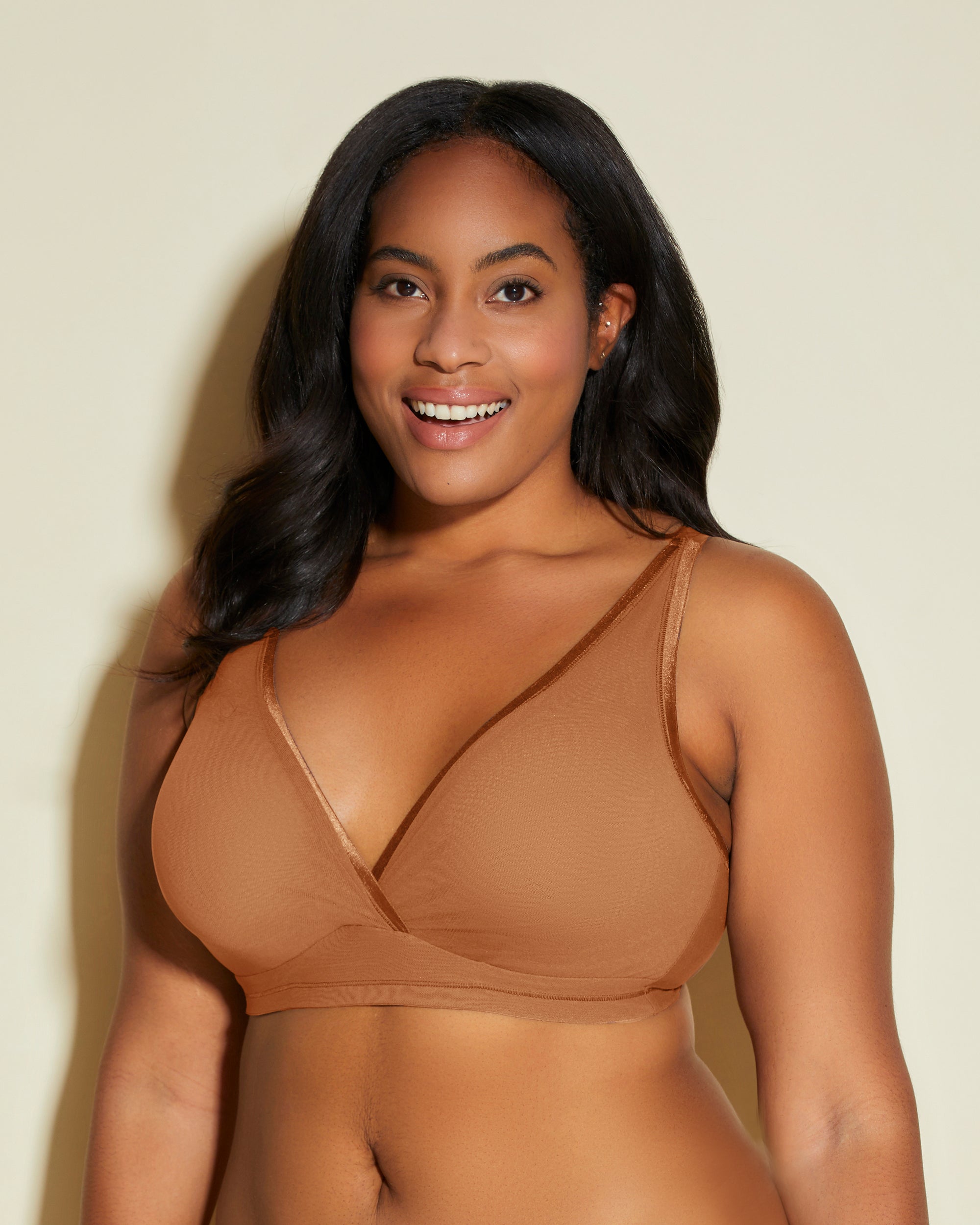 Marron Bralette - Soire Confidence Brassière Grande Taille