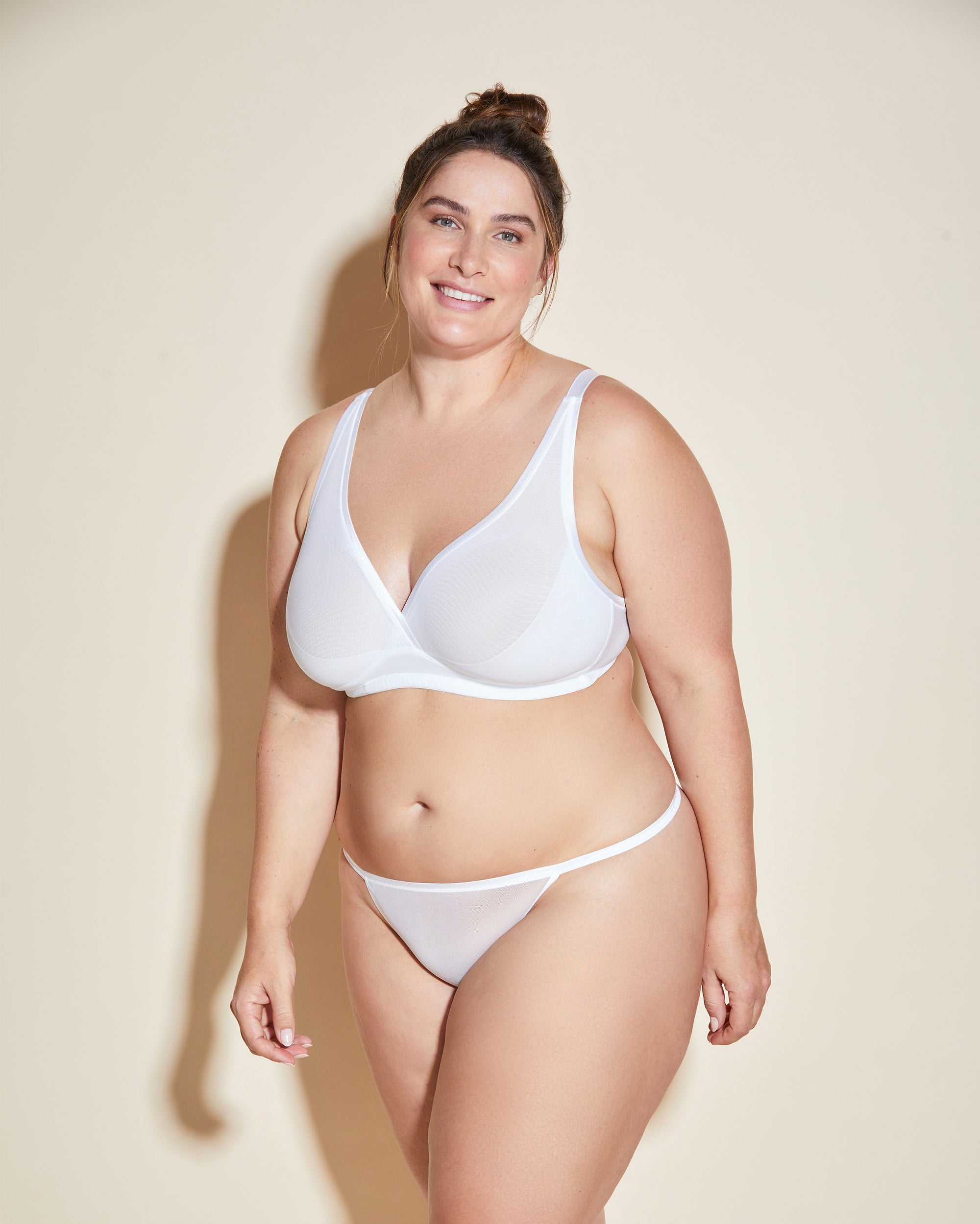 Bianco Bralette - Soire Confidence Bralette Taglie Comode