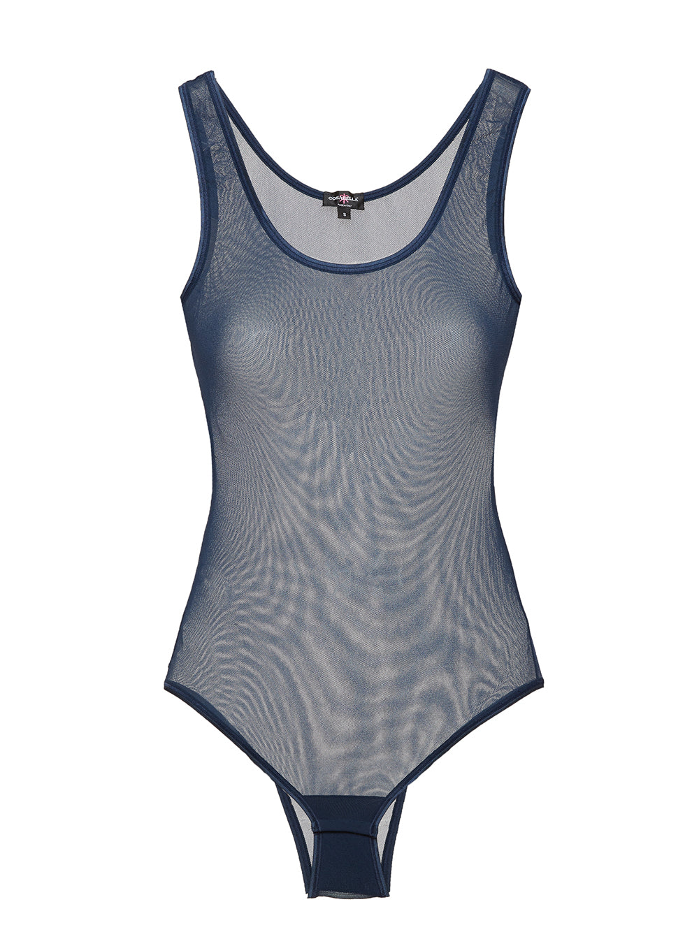 Blau Body, Soire Confidence Langärmliger Body Mit Brasilianischer Passform Hinten.