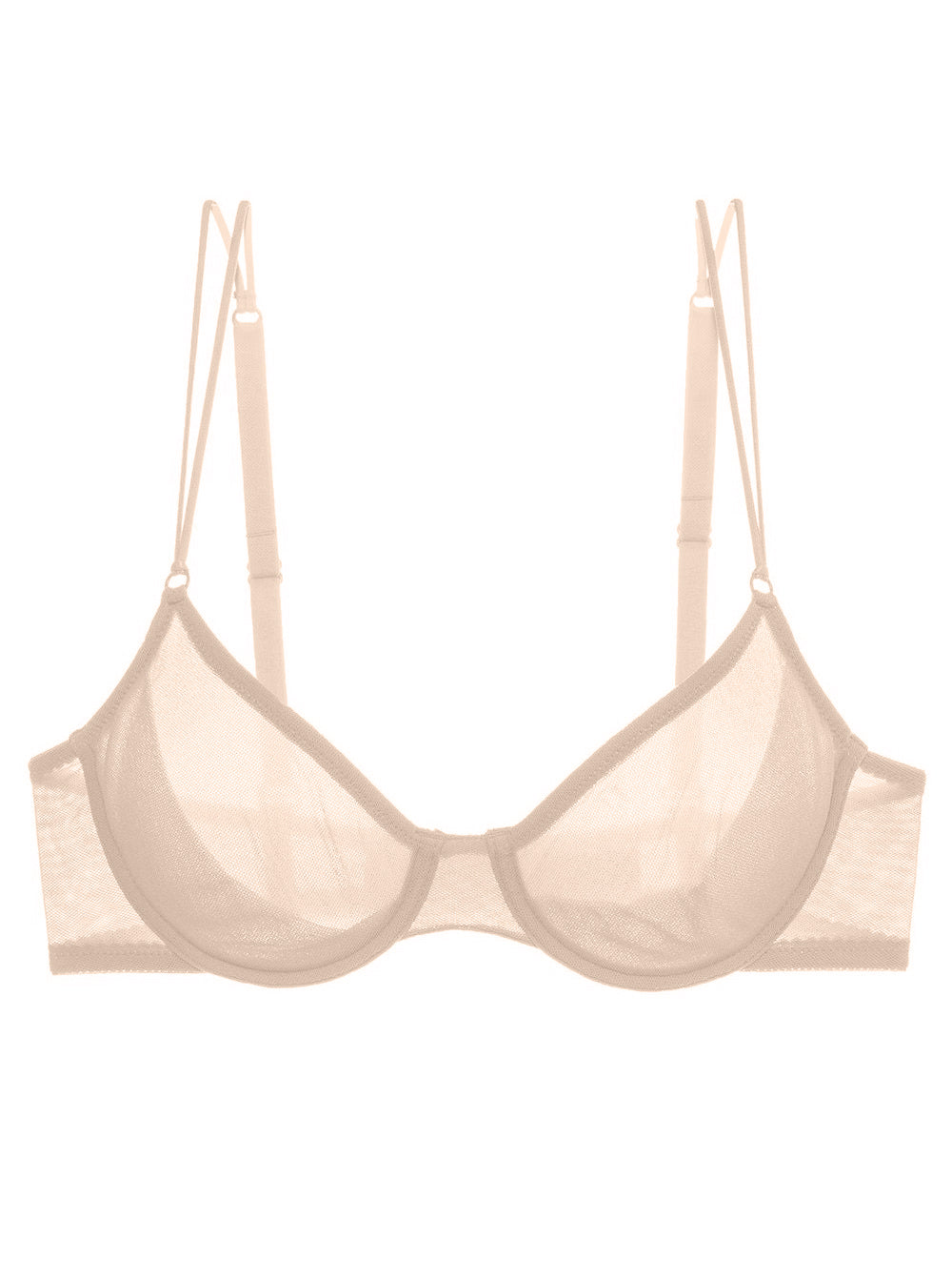 Beige Reggiseni, Soire New Reggiseno Con Ferretto Con Coppe Preformate