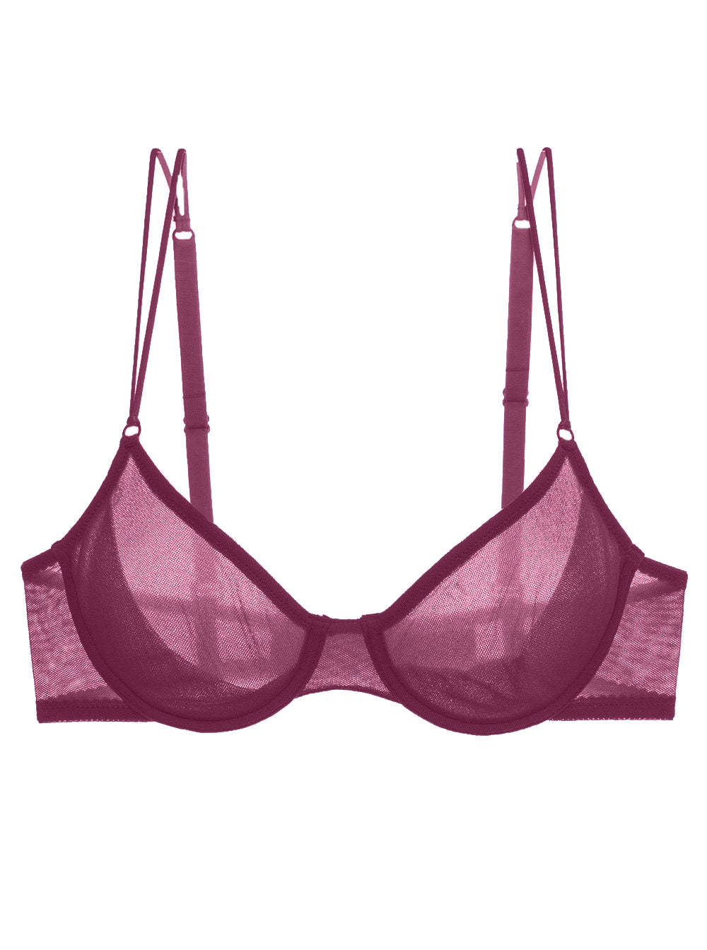 Rouge Soutien-Gorge - Soire Soutien-Gorge Moulé À Armatures