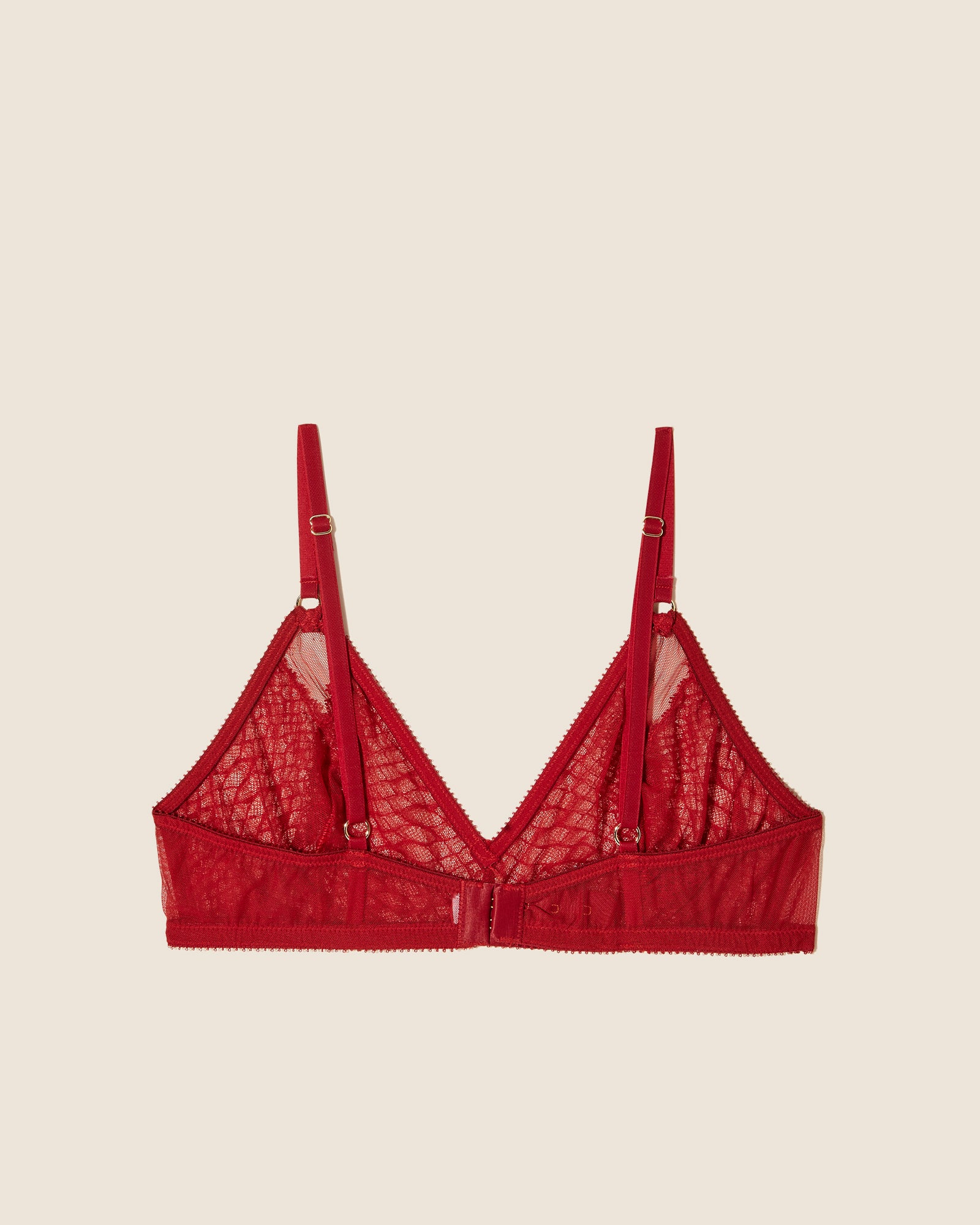 Rossa Bralette - Sutra Bralette A Triangolo