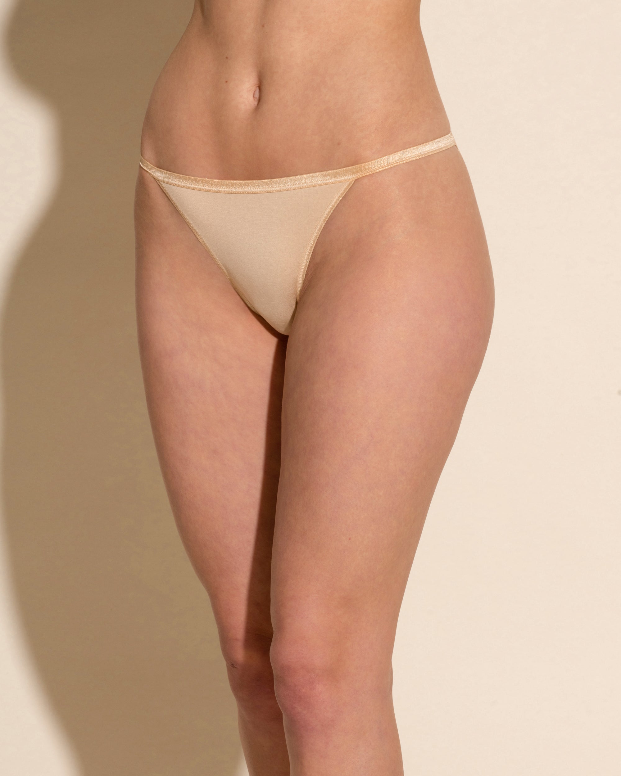 Beige Bikini - Talco String Bikini