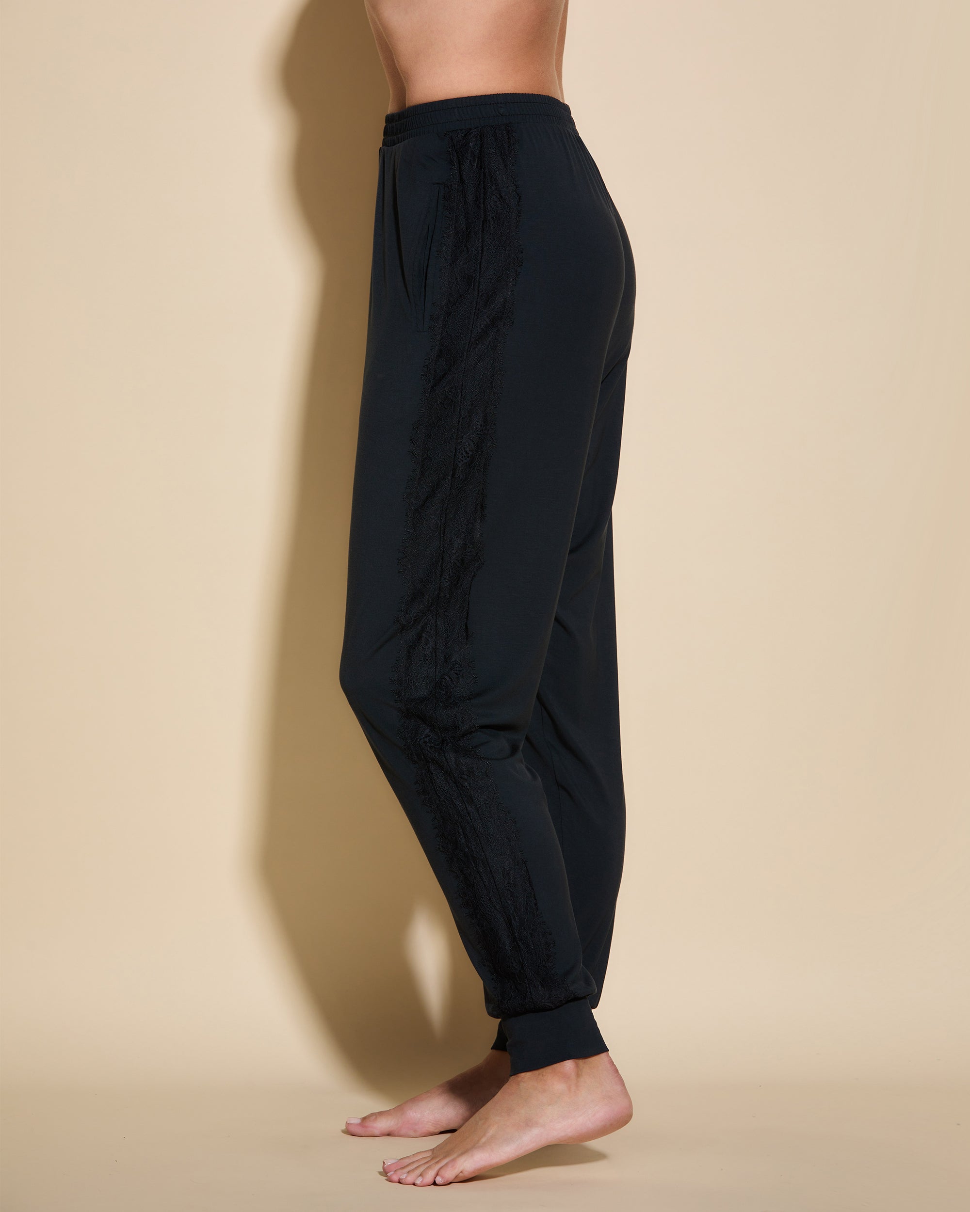 Noir Pantalon - Talco Pantalon De Jogging