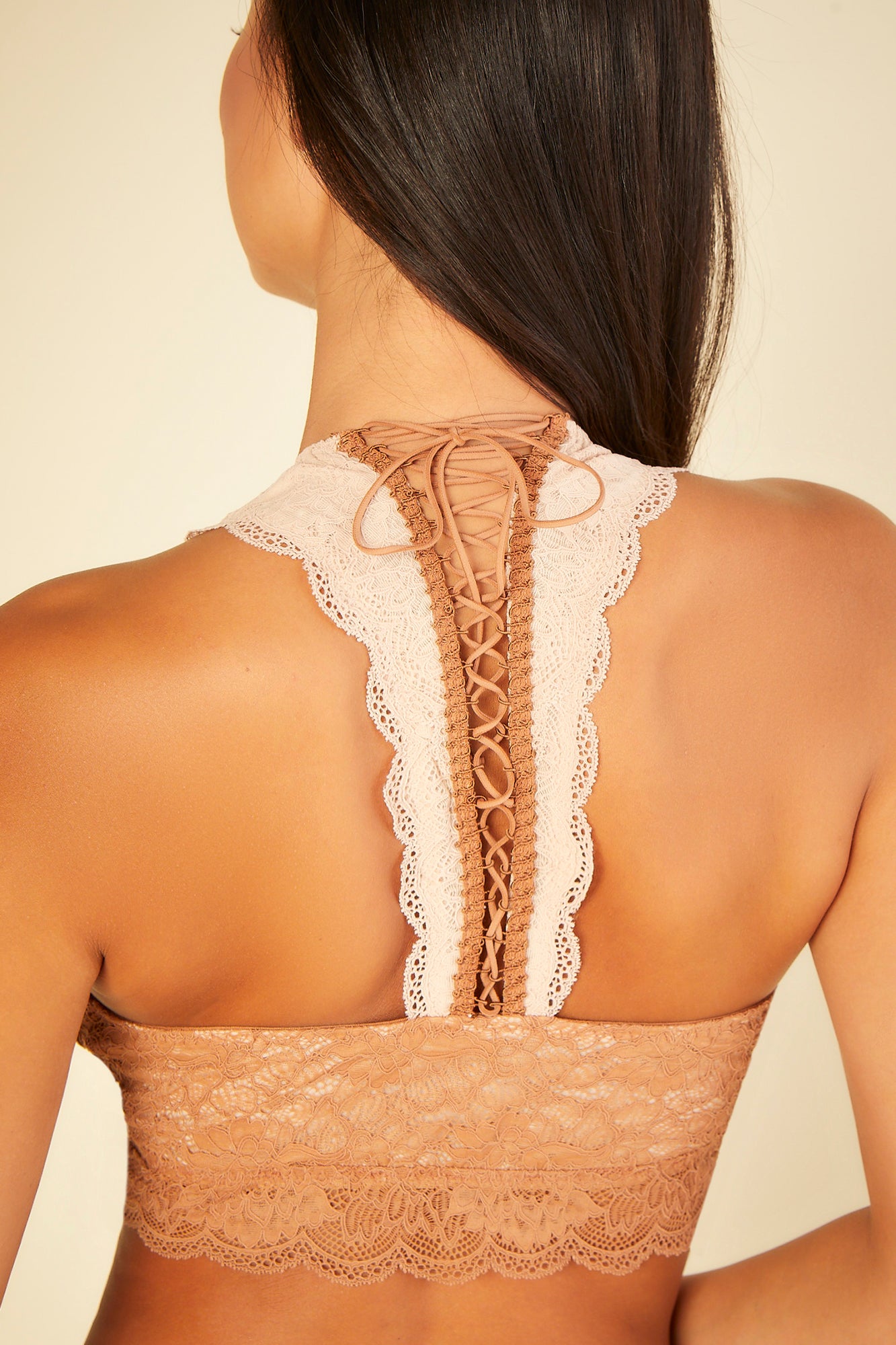 Brown Bralette - Tosca Racerback Bralette