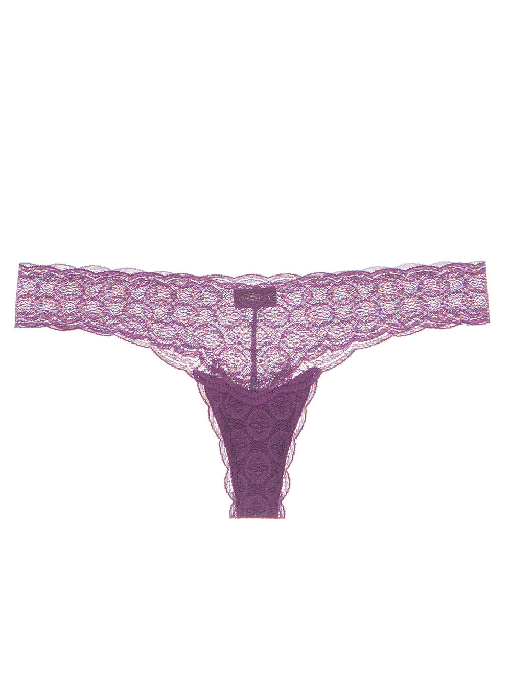Purple Thong - Sweet Treats Sweet Treats Medallion Lace Thong