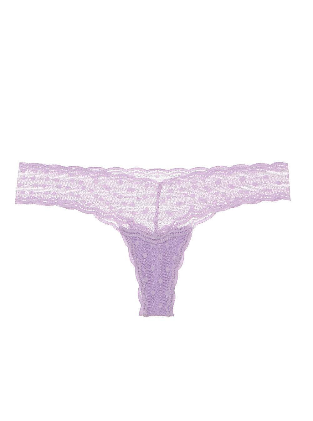 Púrpura Tangas - Sweet Treats Sweet Treats™ - Tanga De Encaje - Estampado Con Lunares