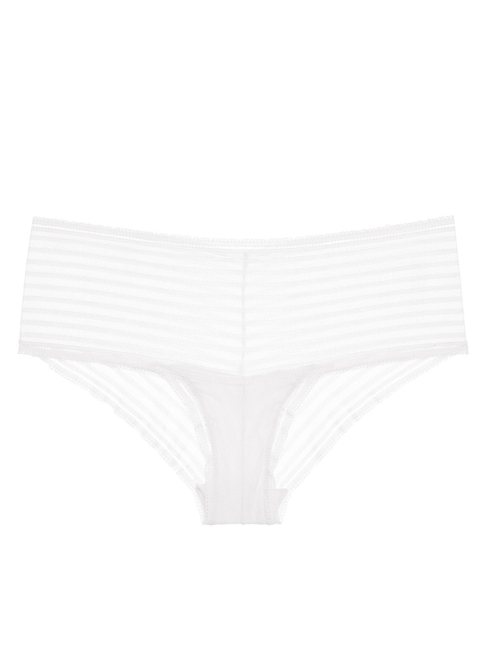 Weiß Hotpants, Sweet Treats Panty Mit Ausbrennerstreifen