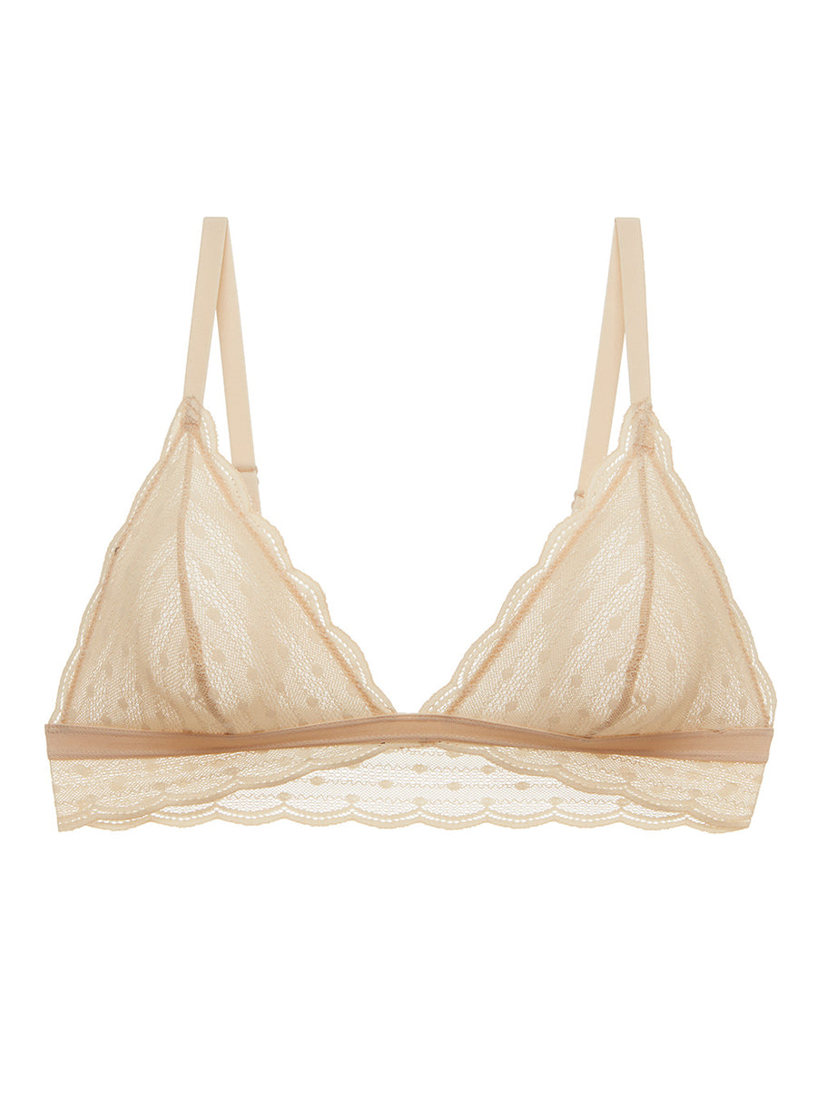 Beige Bralette - Sweet Treats Sweet Treats Brassière À Bonnets Triangulaires