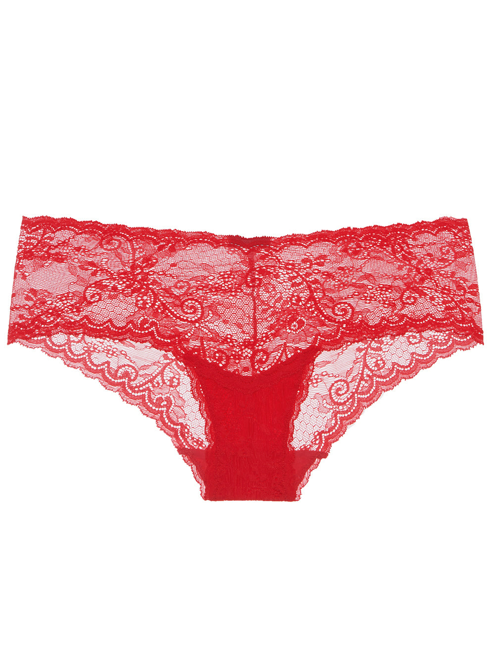 Rot Hotpants - Trenta Tief Sitzende Boyshort Mit Spitze
