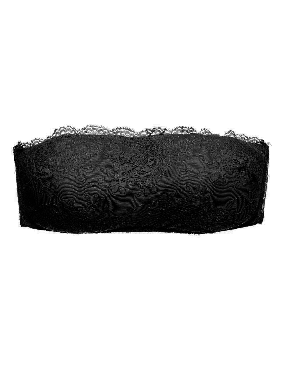 Schwarz Bralette, Trenta Gepolsterter Bandeau-Bh