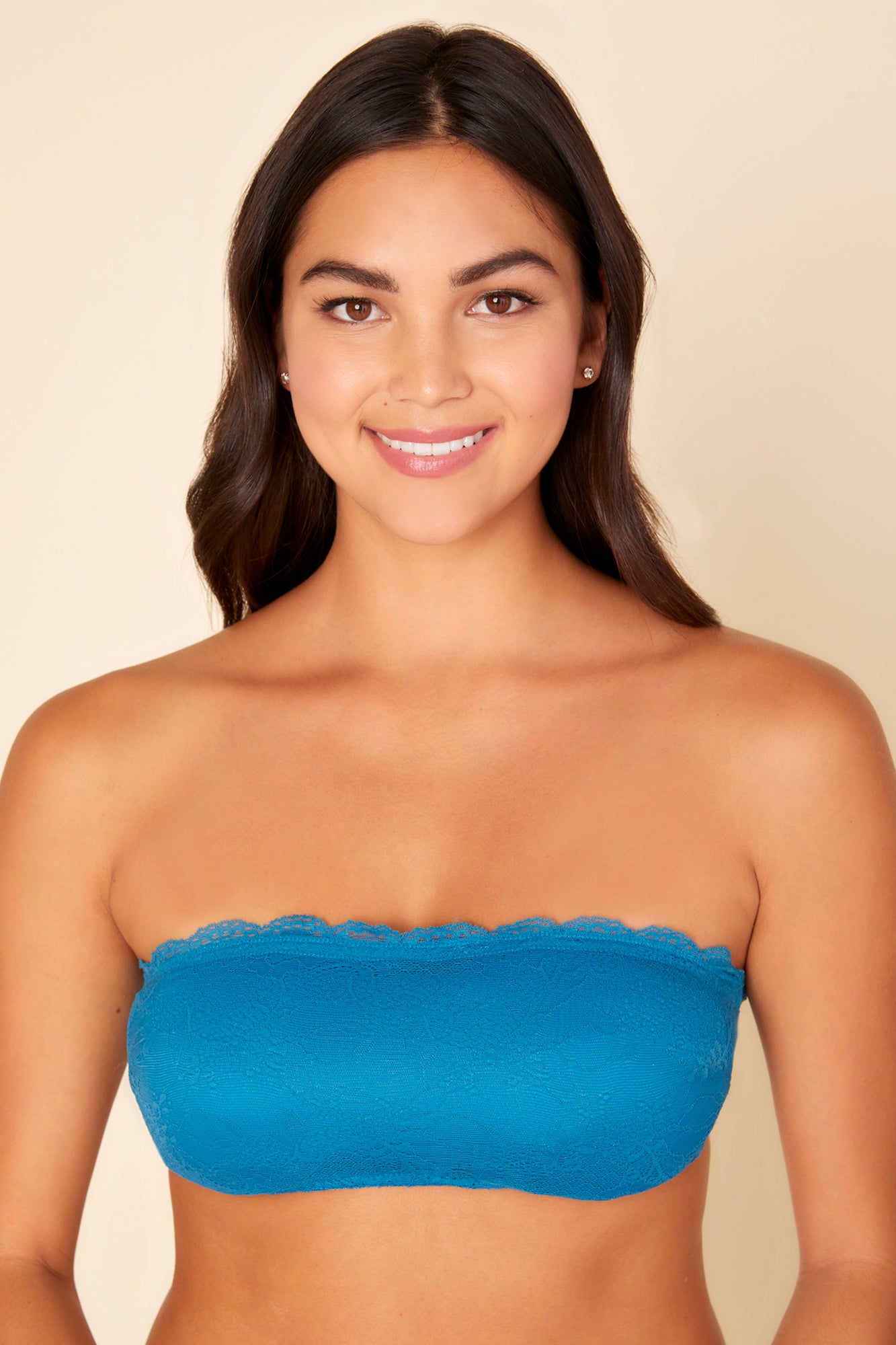 Blau Bralette - Trenta Gepolsterter Bandeau-Bh