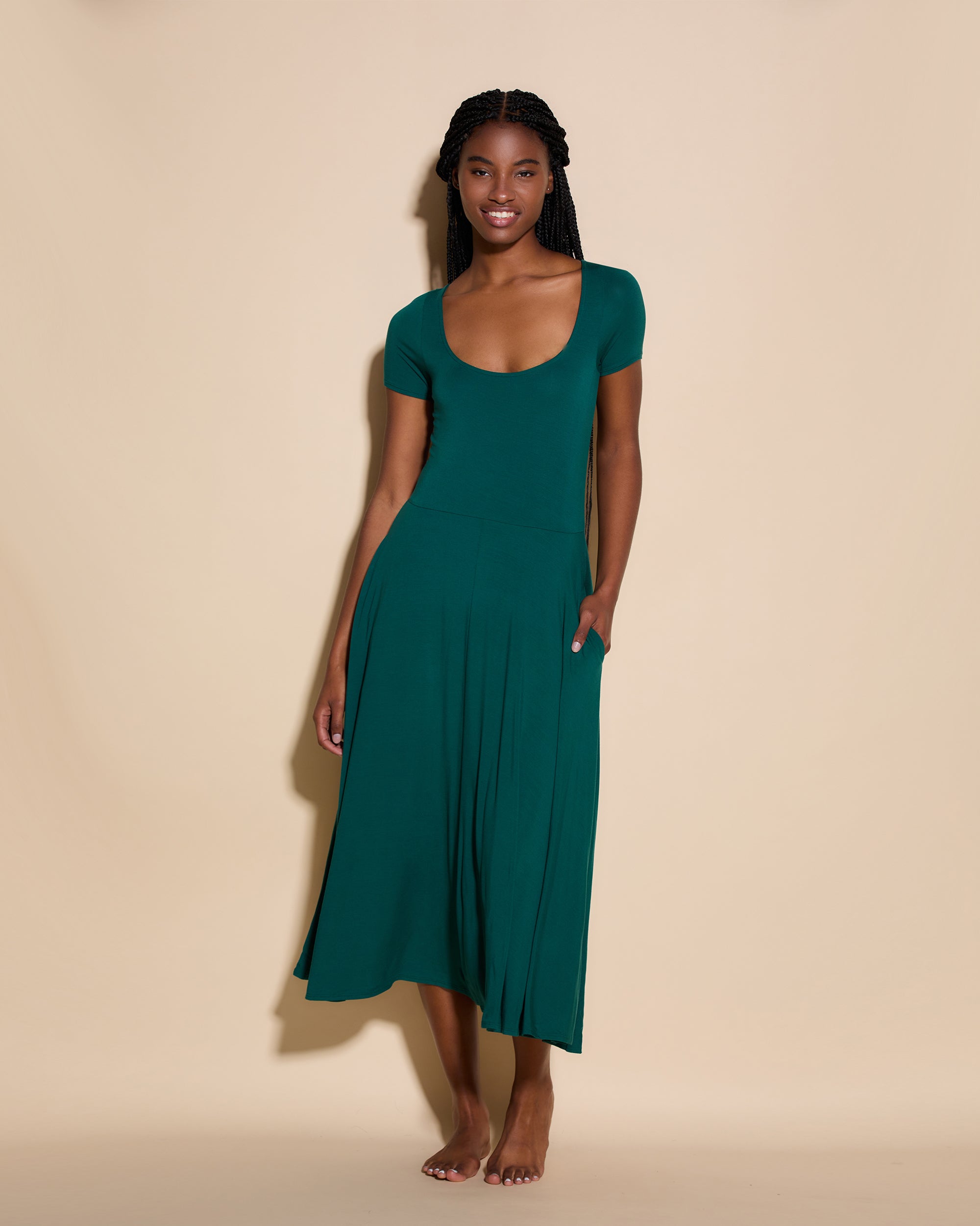 Verde Vestidos - Viaggi Vestido Con Vuelo